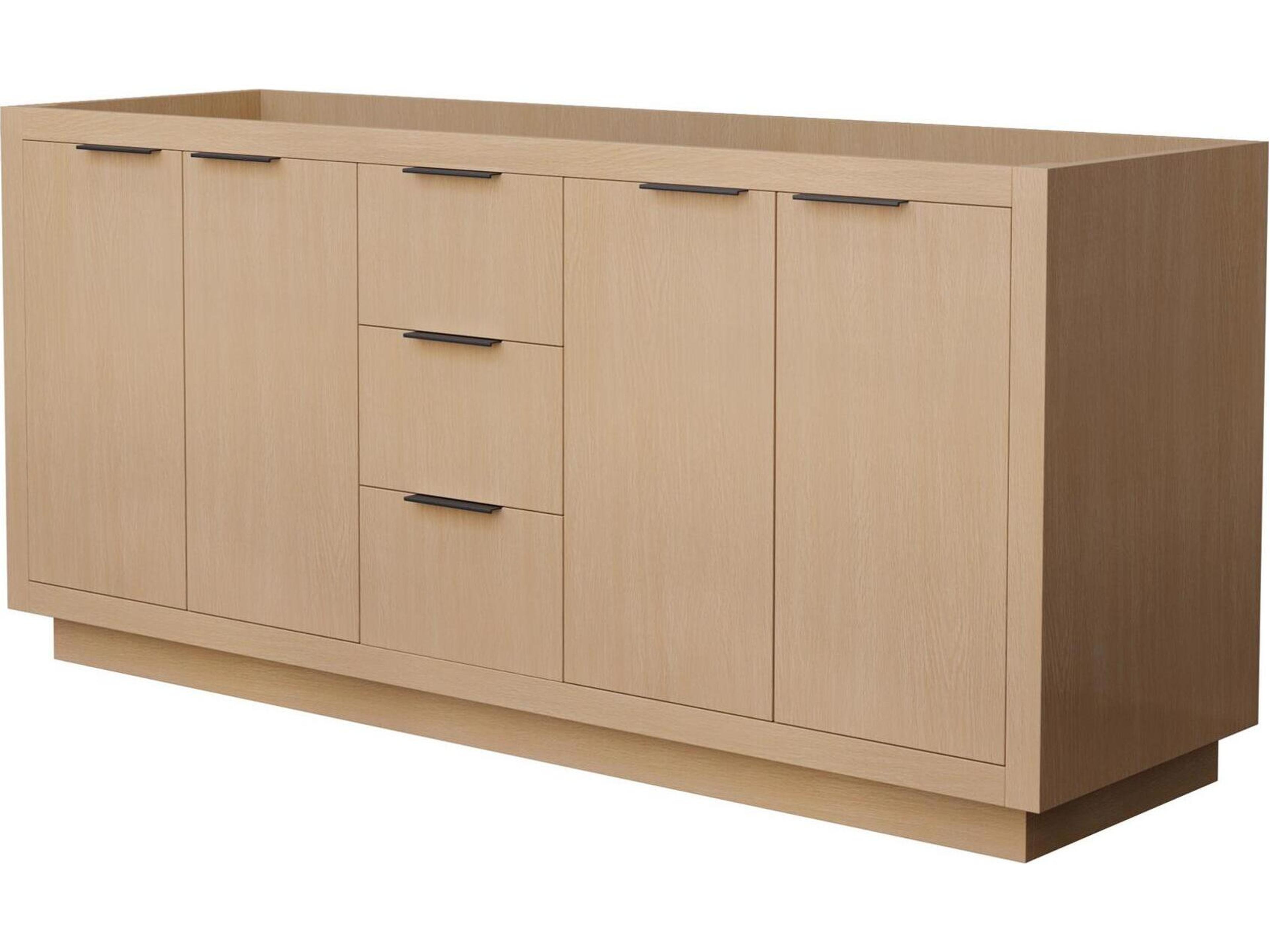 Wyndham Collection Maroni 71" Light Straw Vanity