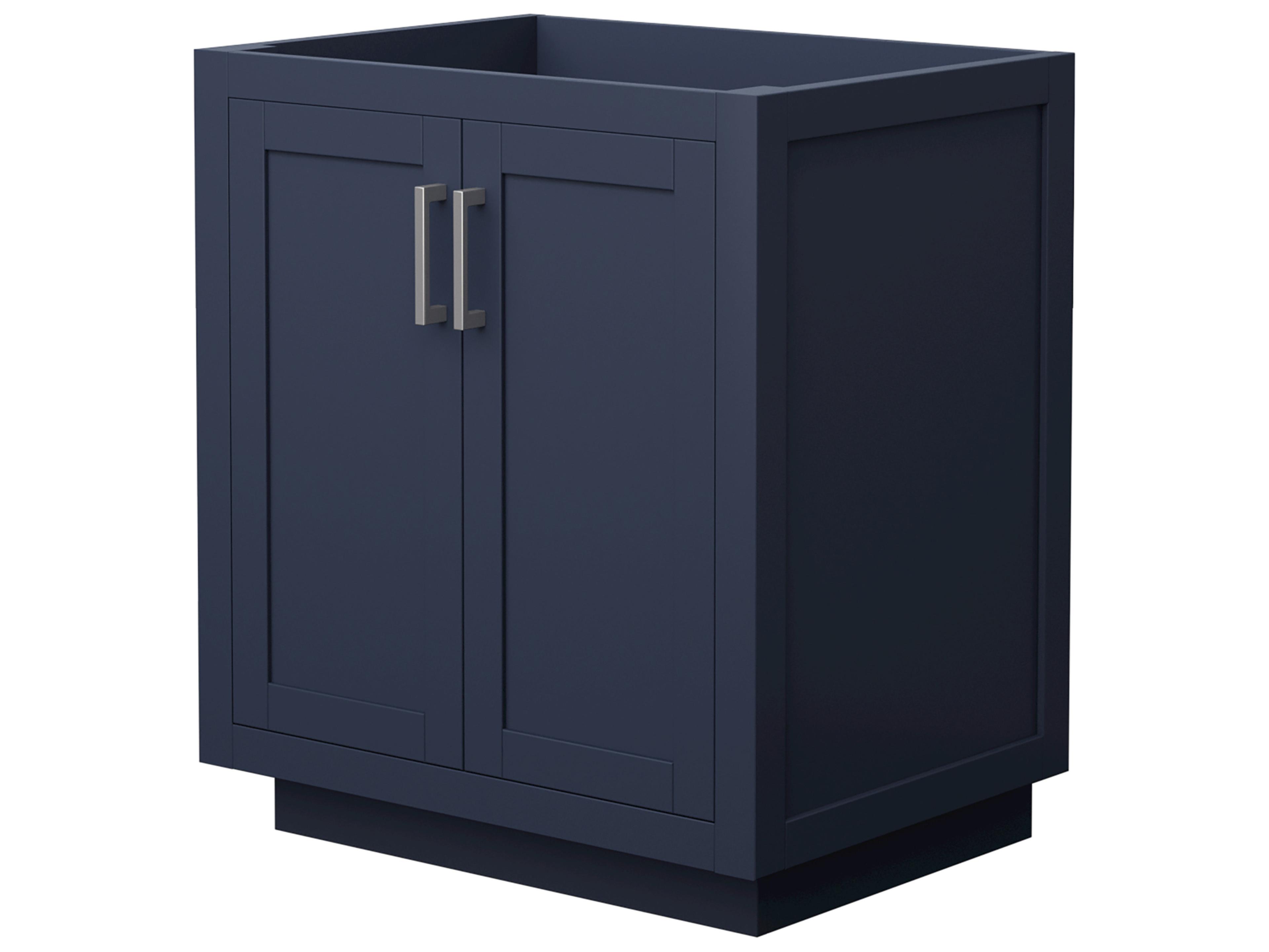 Wyndham Collection Miranda 29" Dark Blue Vanity
