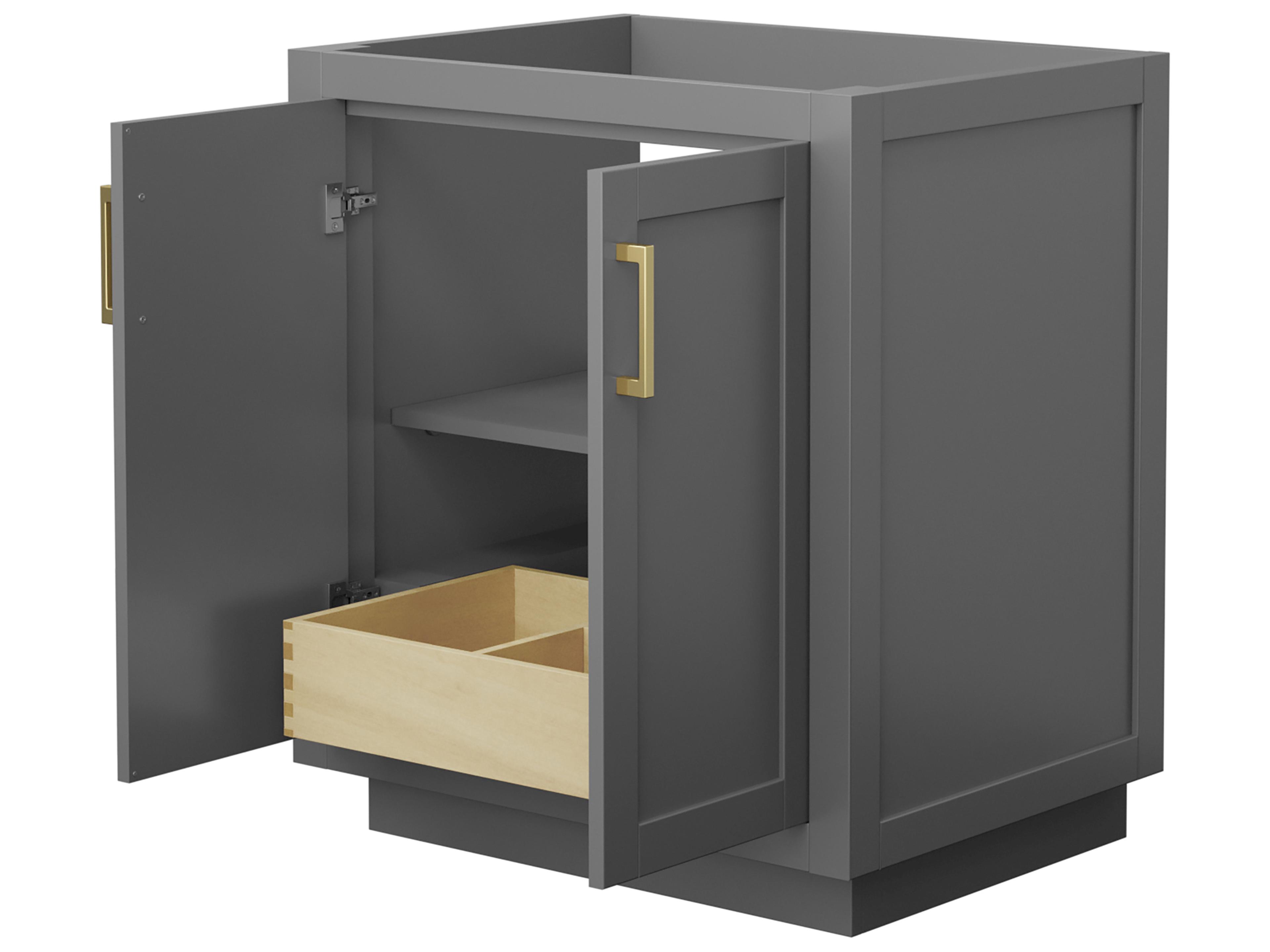 Wyndham Collection Miranda 29" Dark Gray Vanity