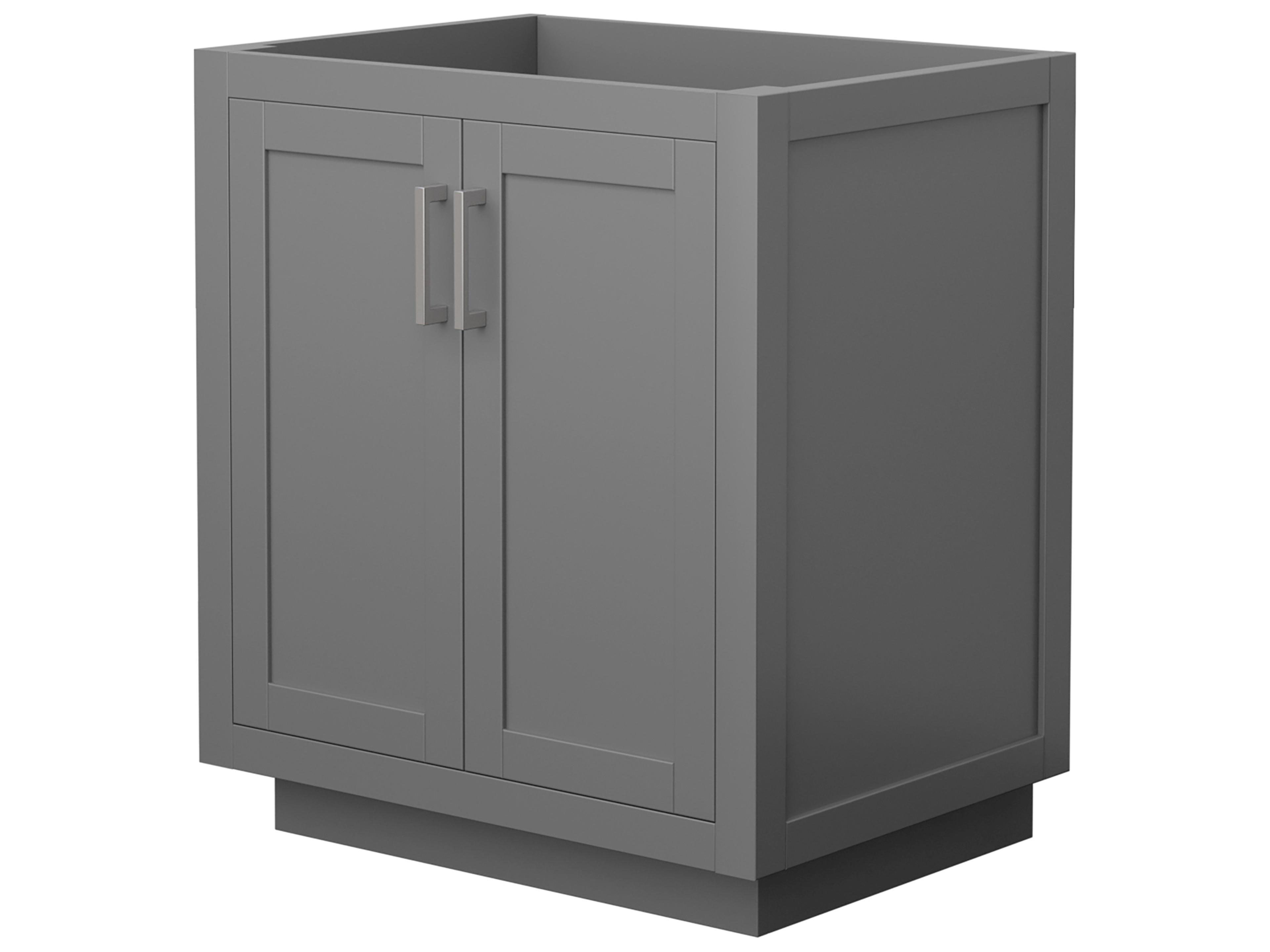 Wyndham Collection Miranda 29" Dark Gray Vanity