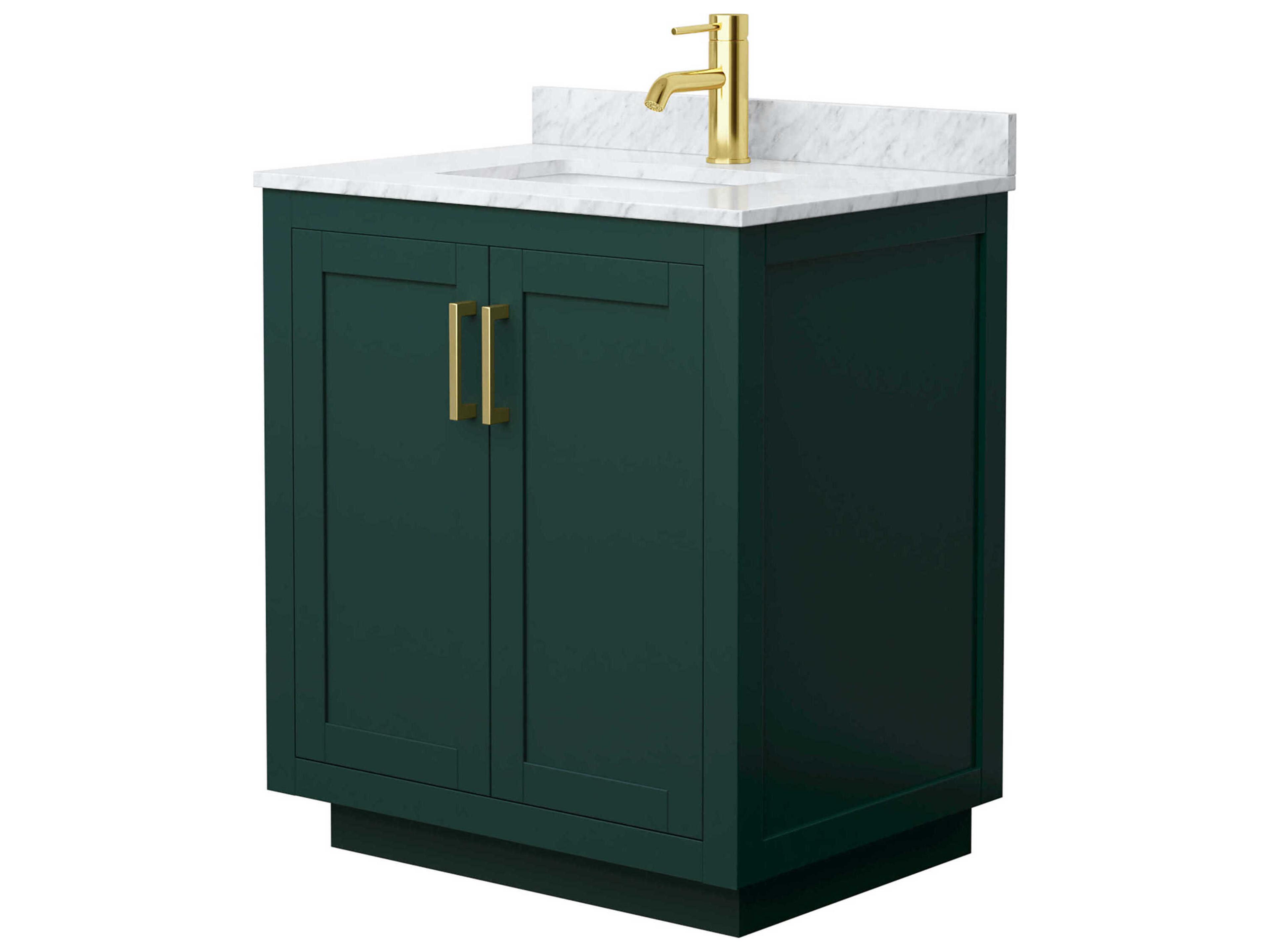 Wyndham Collection Miranda 30" Green Vanity