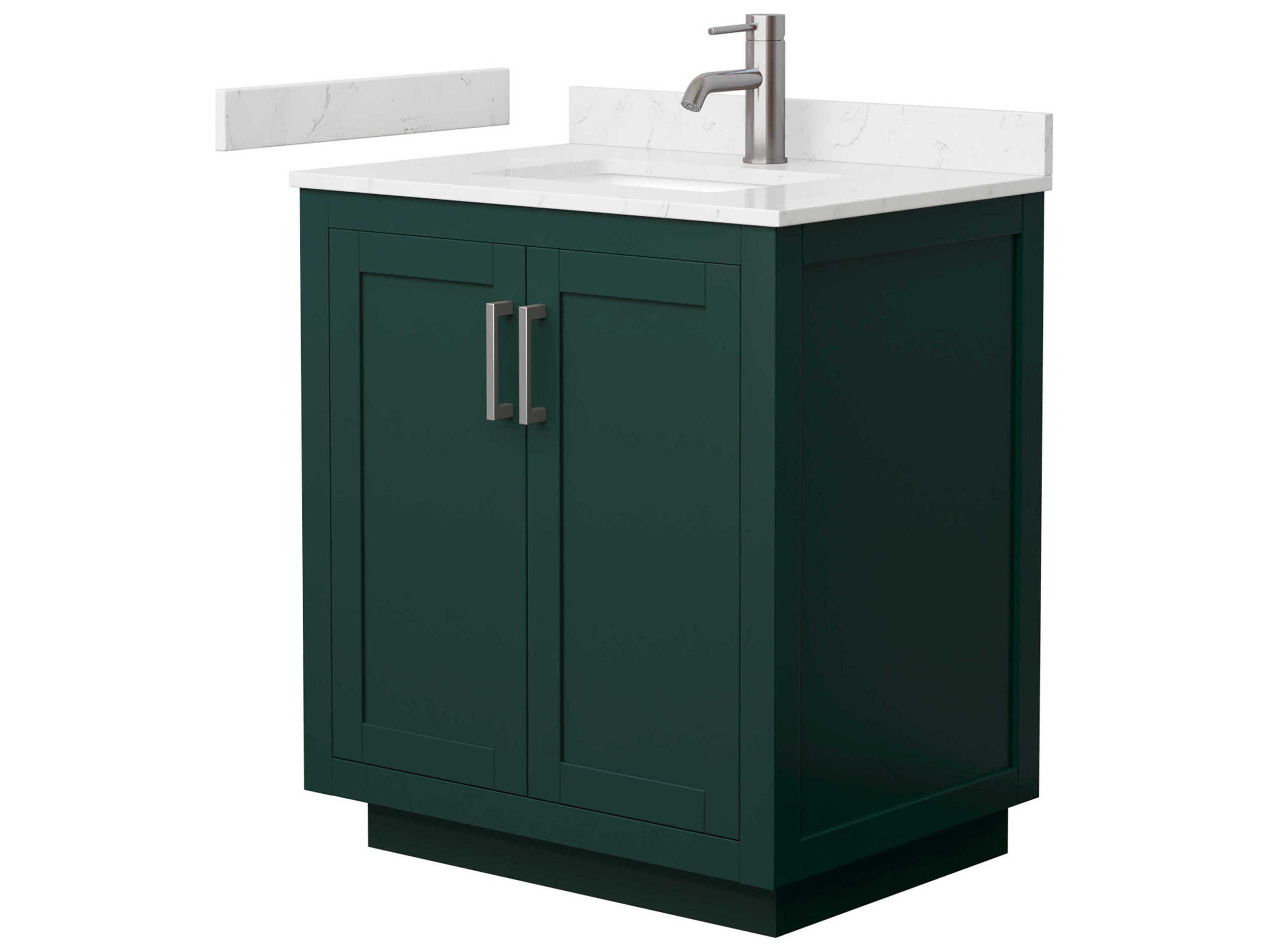Wyndham Collection Miranda 30" Green Vanity