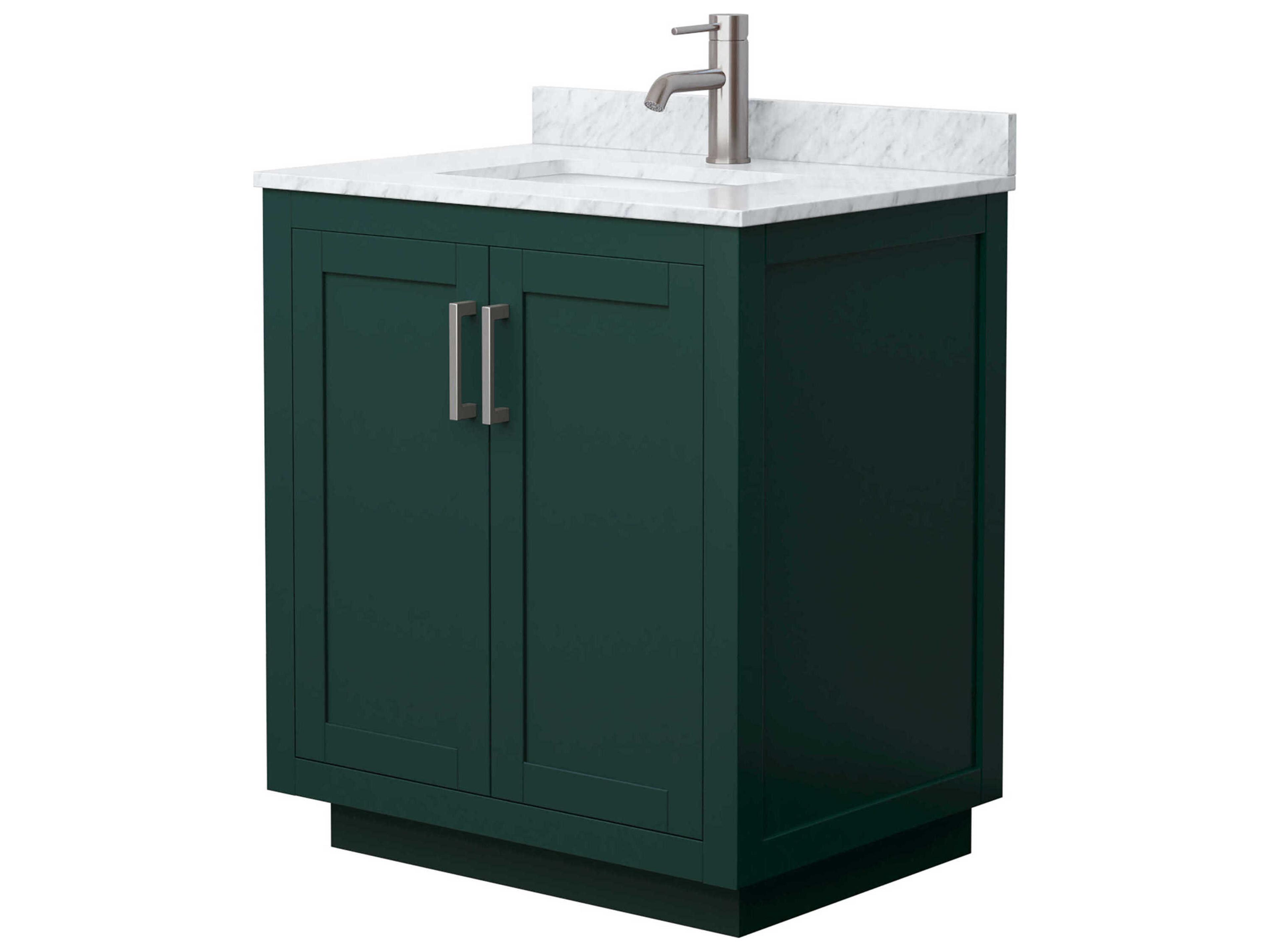 Wyndham Collection Miranda 30" Green Vanity