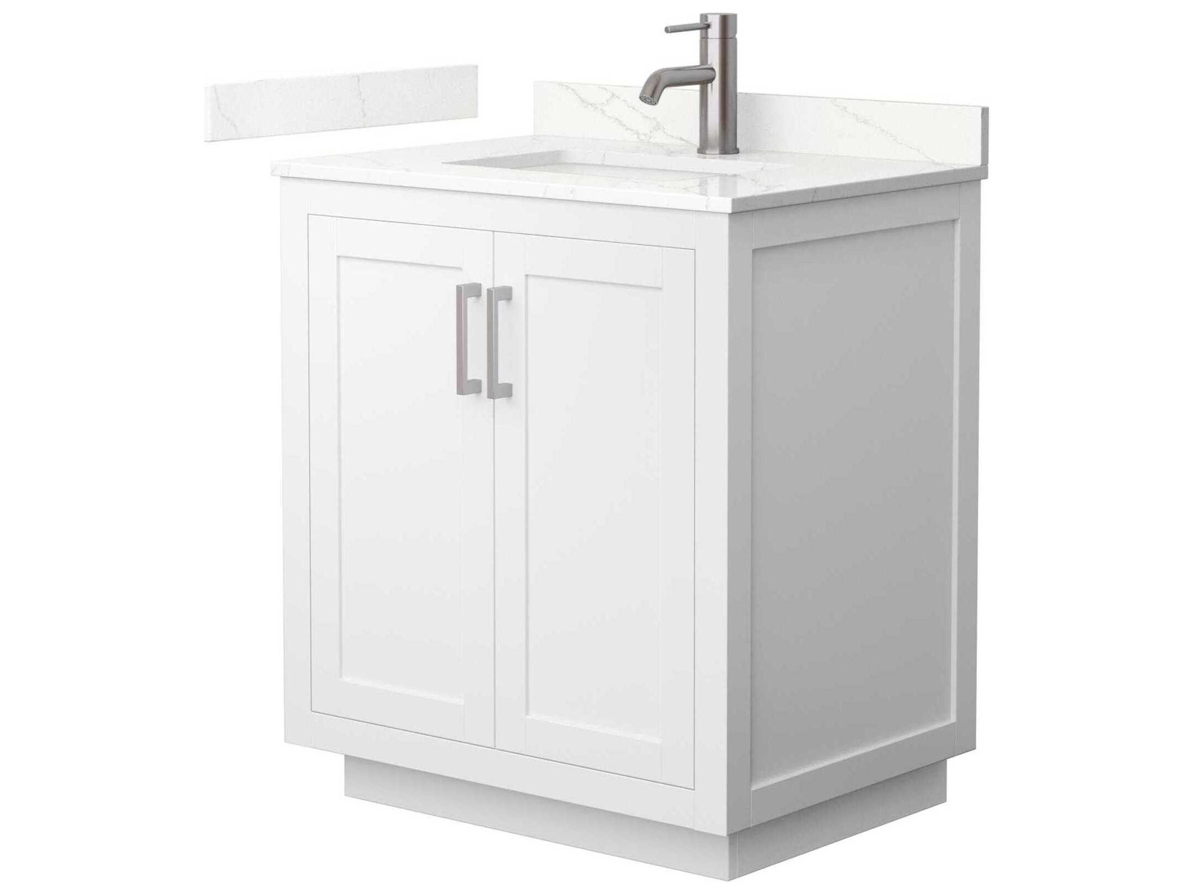Wyndham Collection Miranda 30" White Vanity