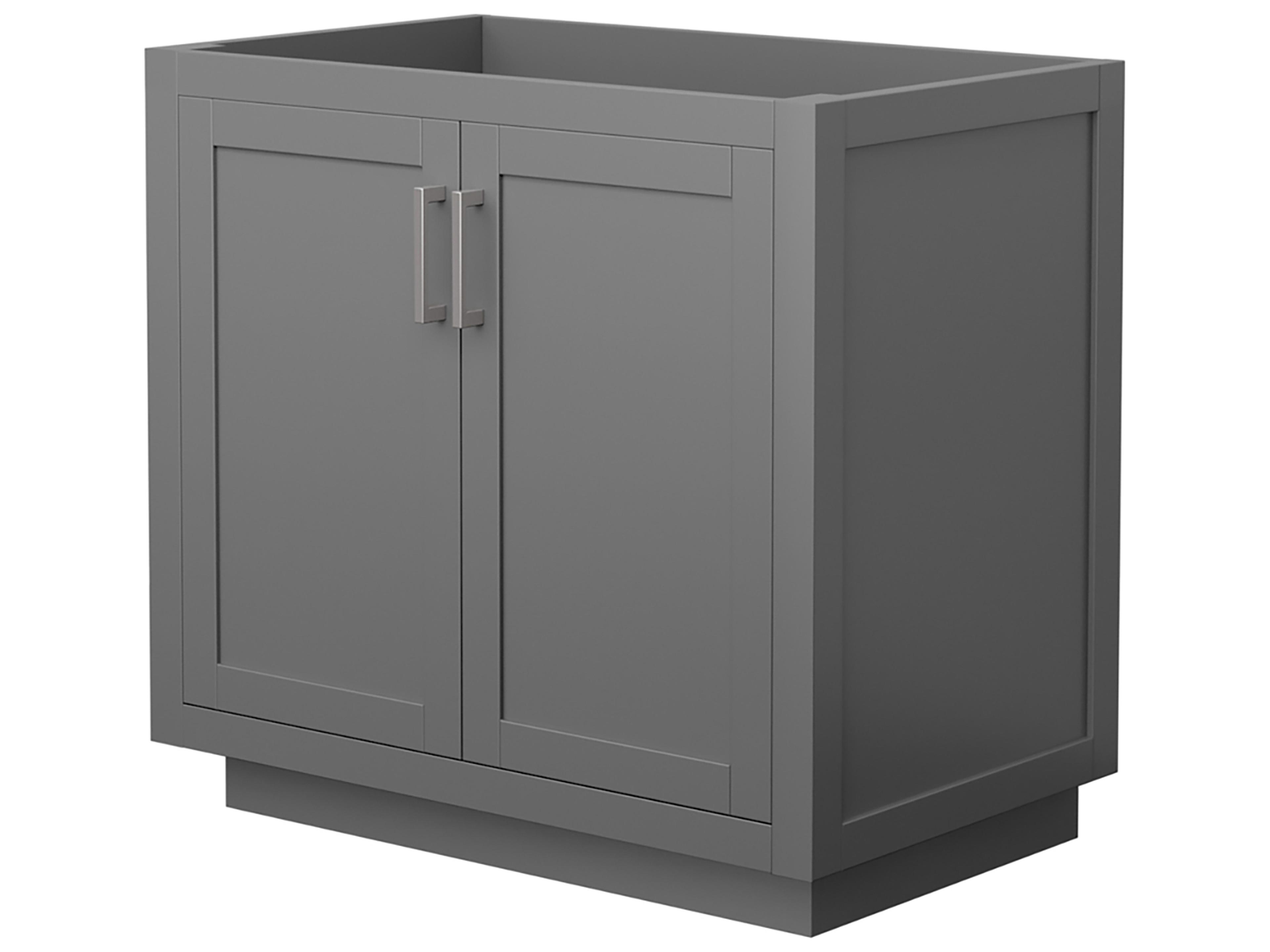 Wyndham Collection Miranda 35" Dark Gray Vanity