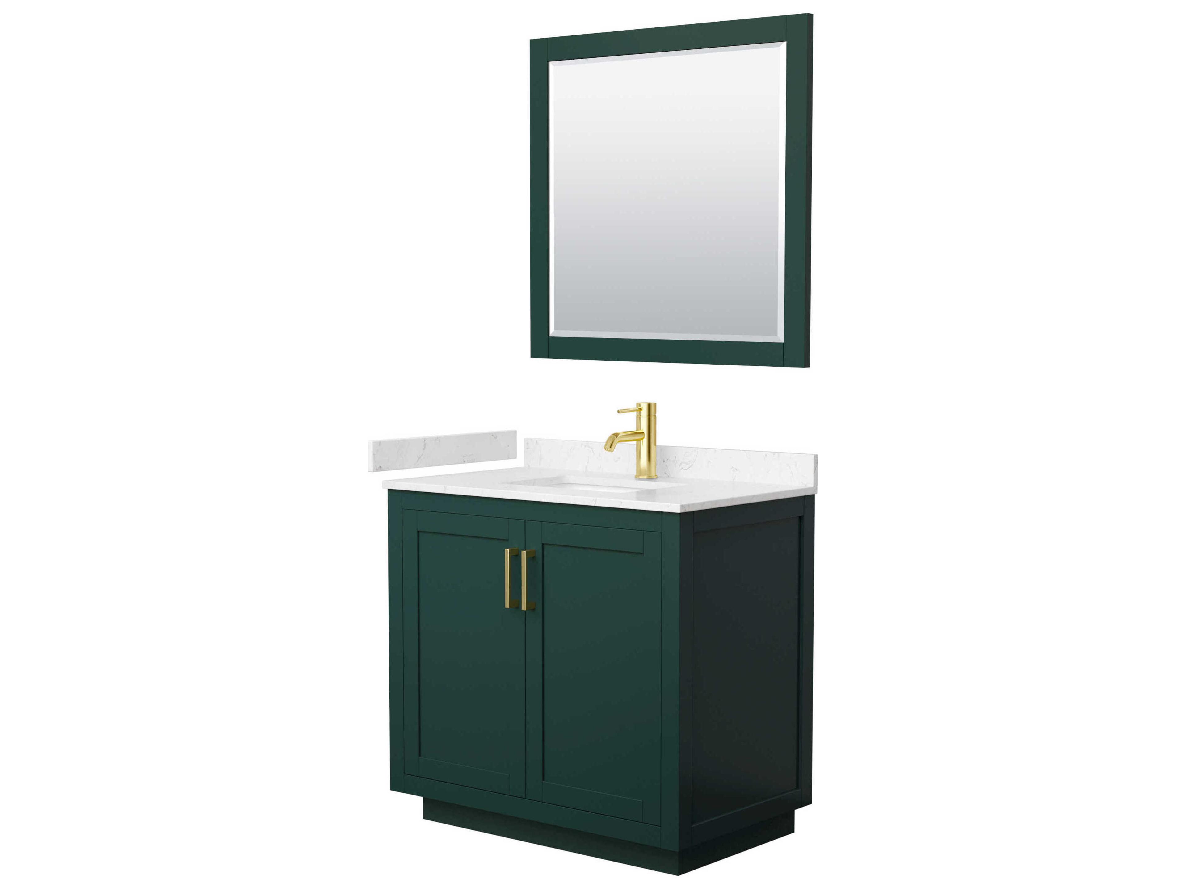 Miranda 36" Green Vanity with 34" Mirror