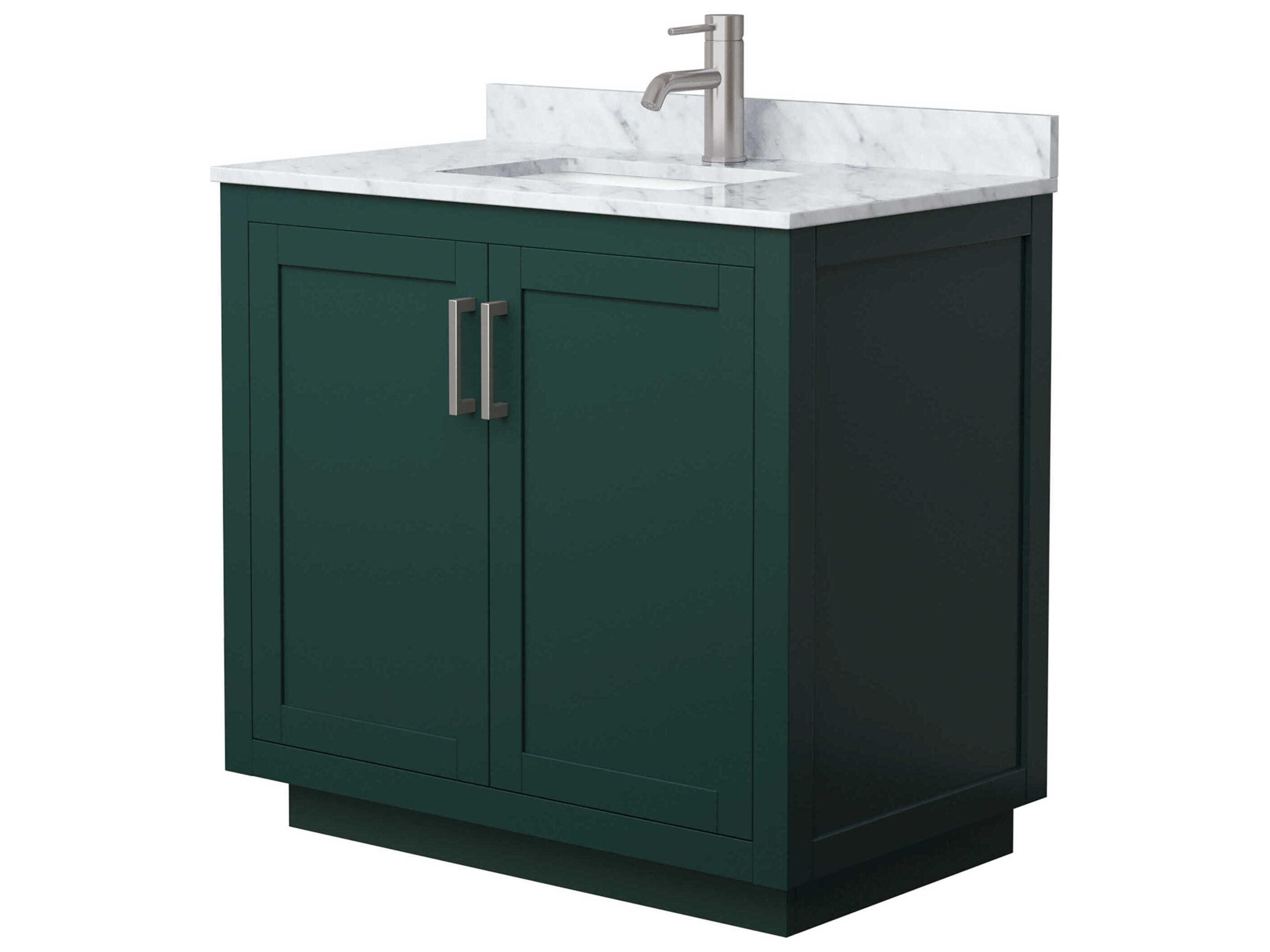 Wyndham Collection Miranda 36" Green Vanity