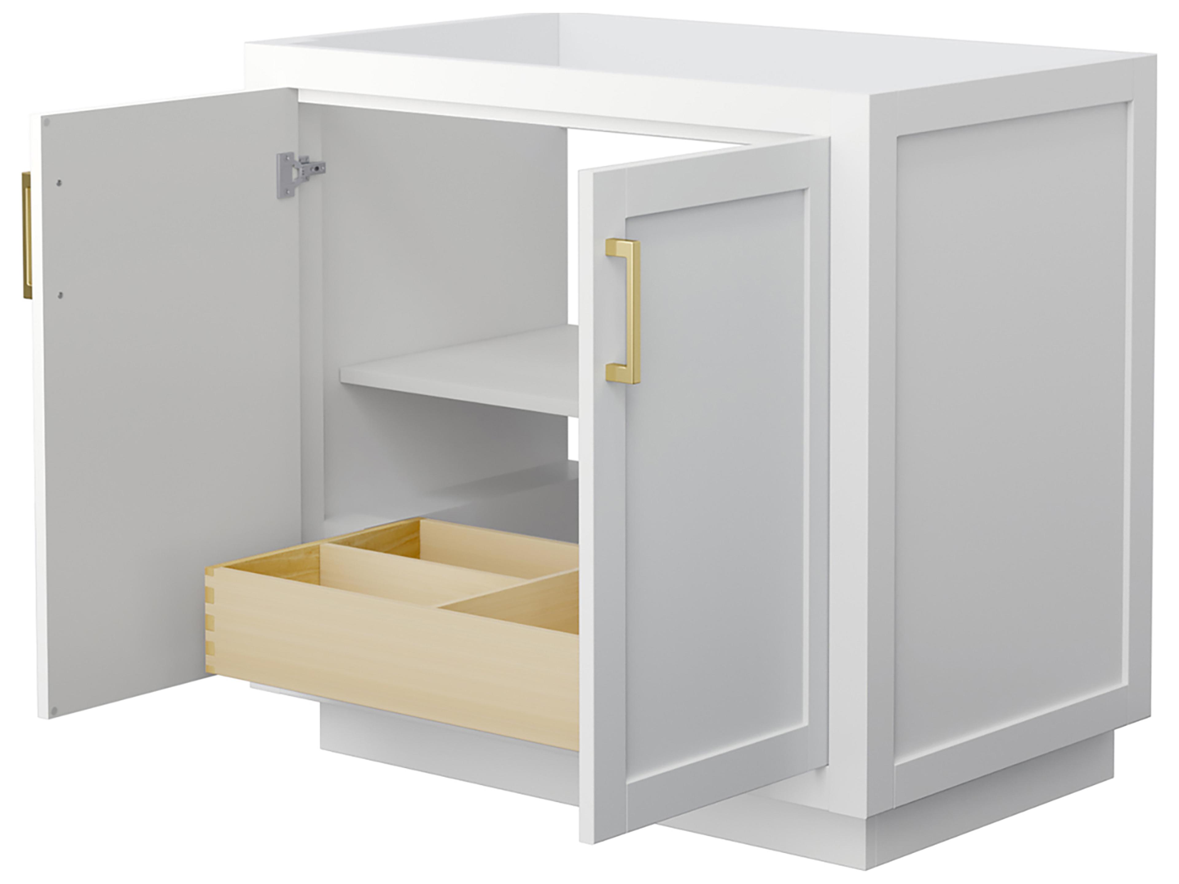 Wyndham Collection Miranda 35" White Vanity