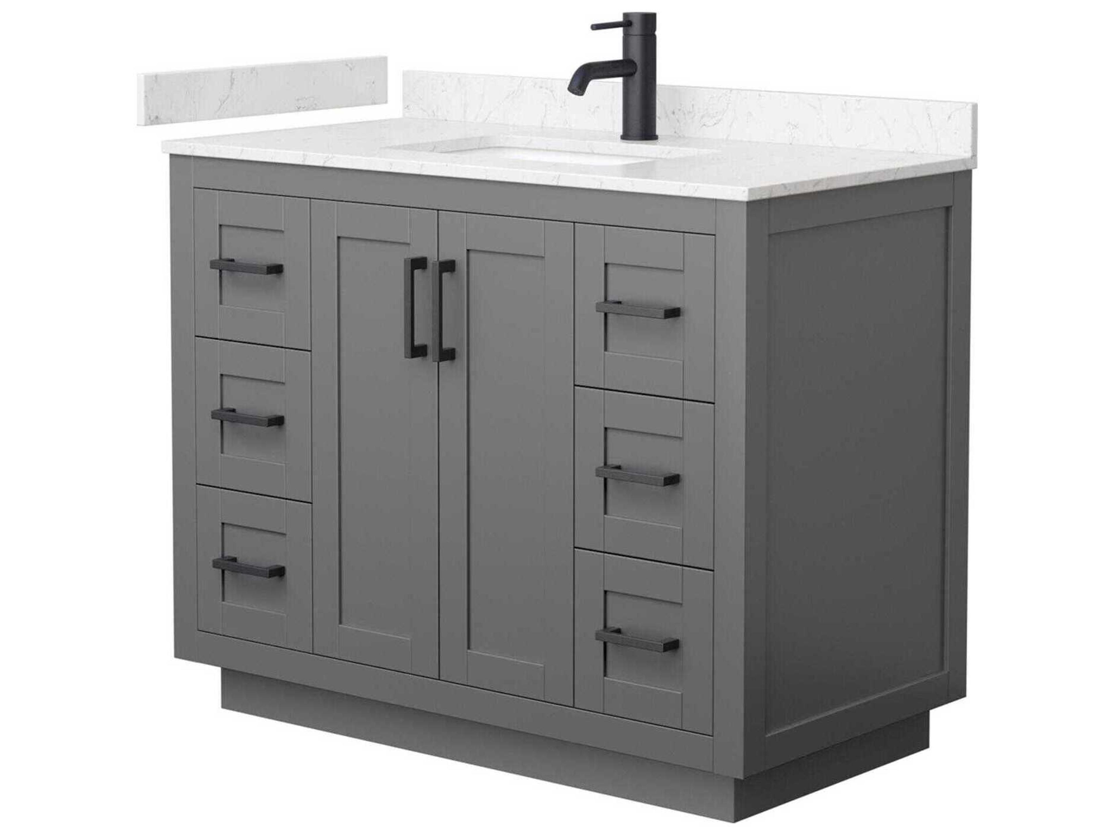 Miranda 42" Dark Gray Vanity