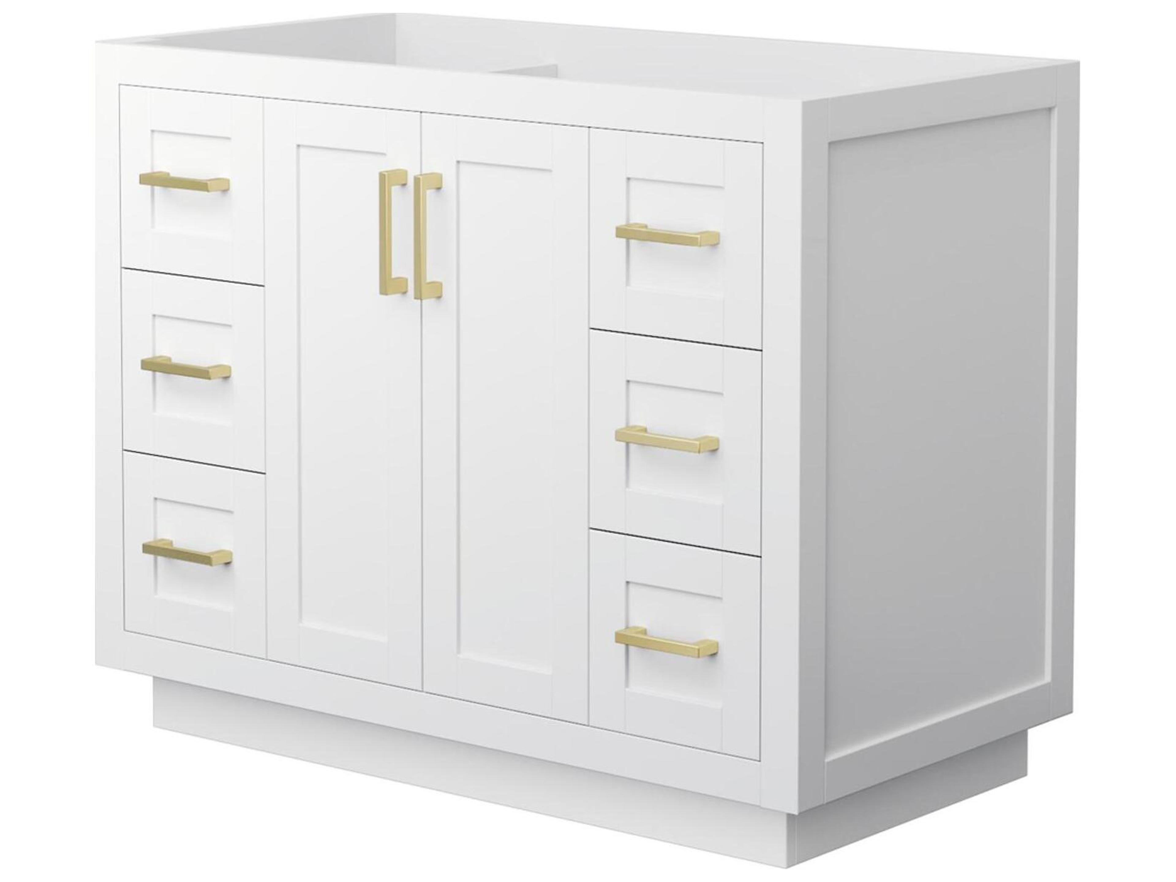 Wyndham Collection Miranda 41" White Vanity