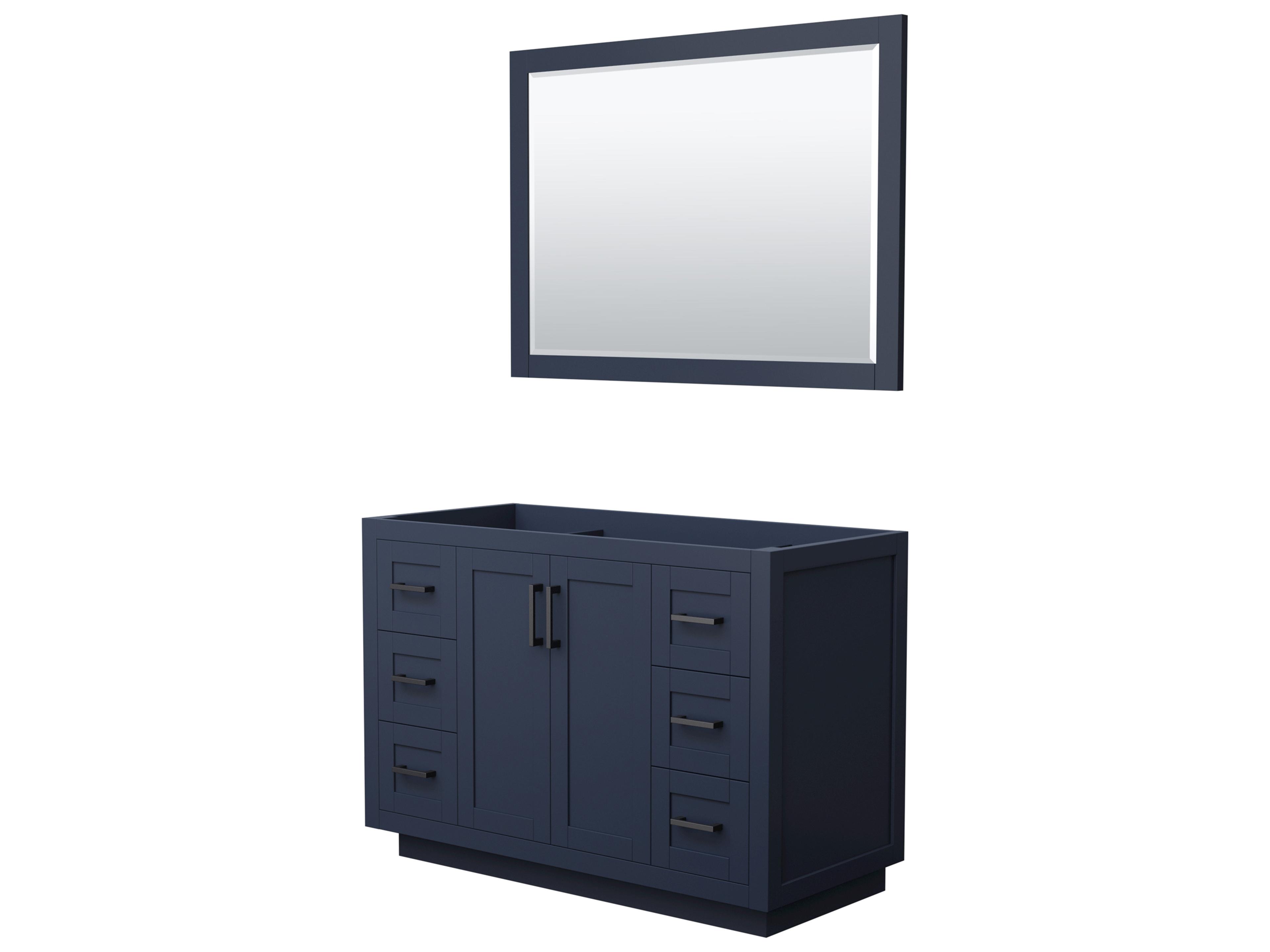 Miranda 47" Dark Blue Vanity with 46" Mirror