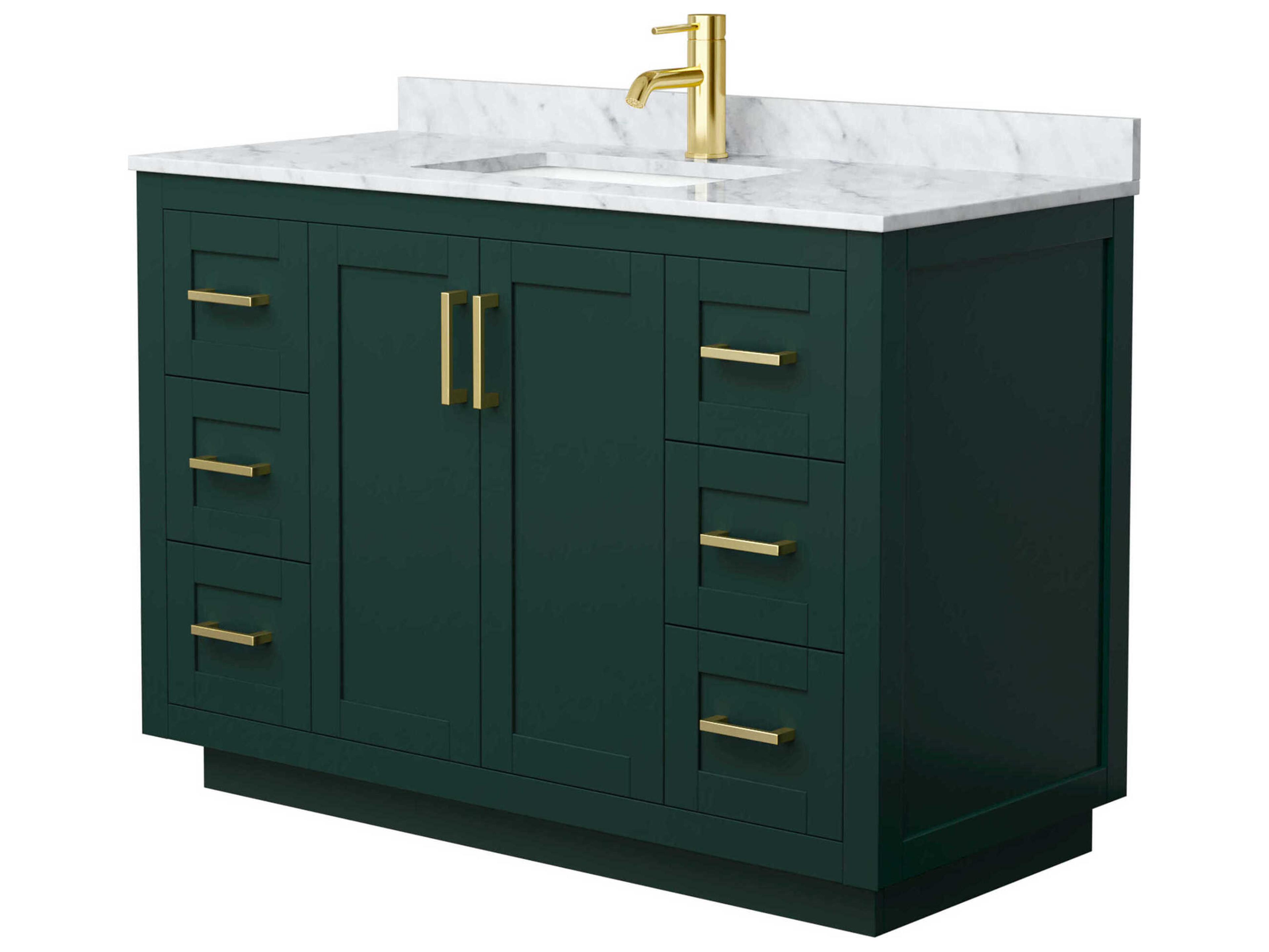 Wyndham Collection Miranda 48" Green Vanity