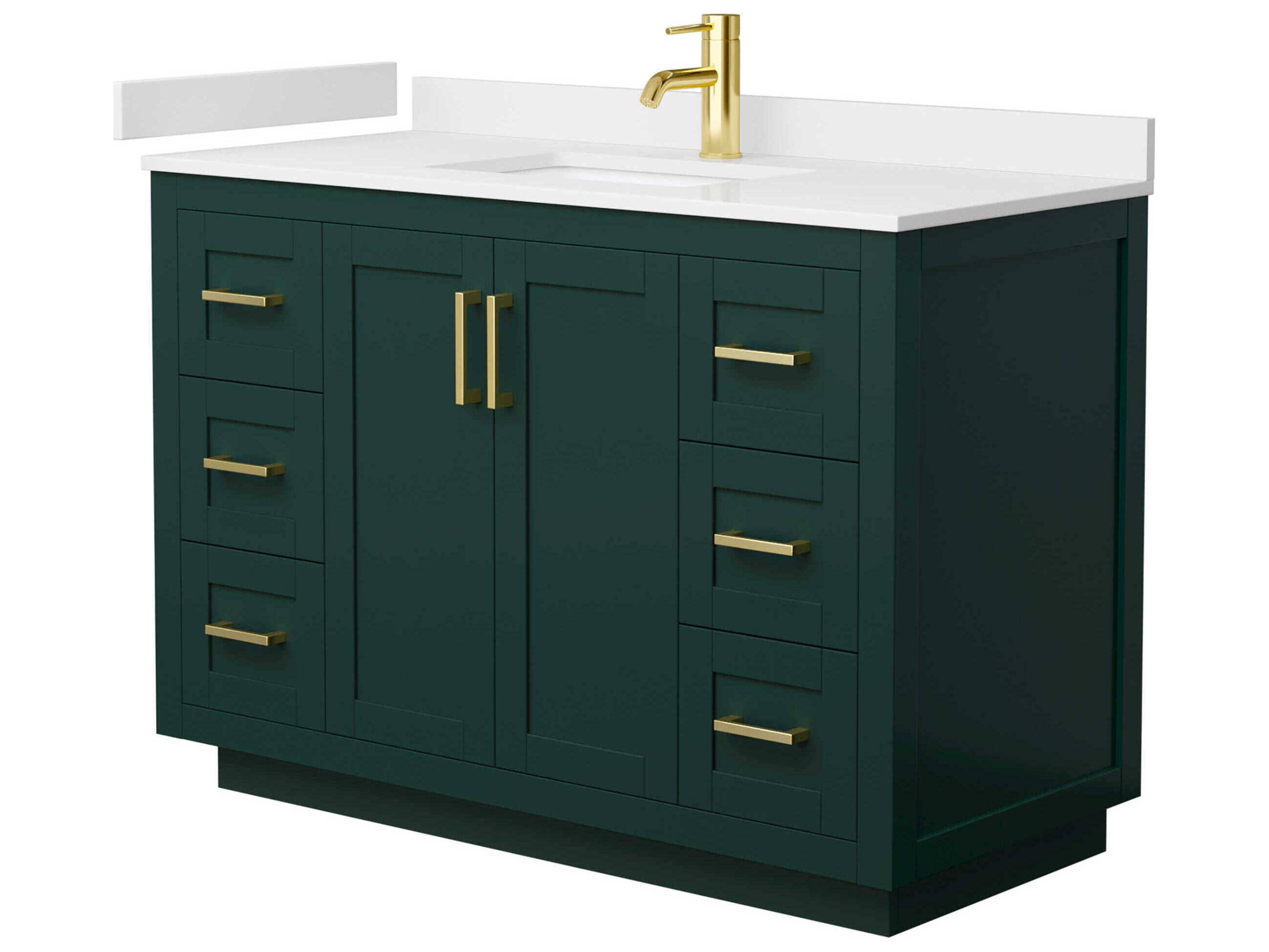 Wyndham Collection Miranda 48" Green Vanity