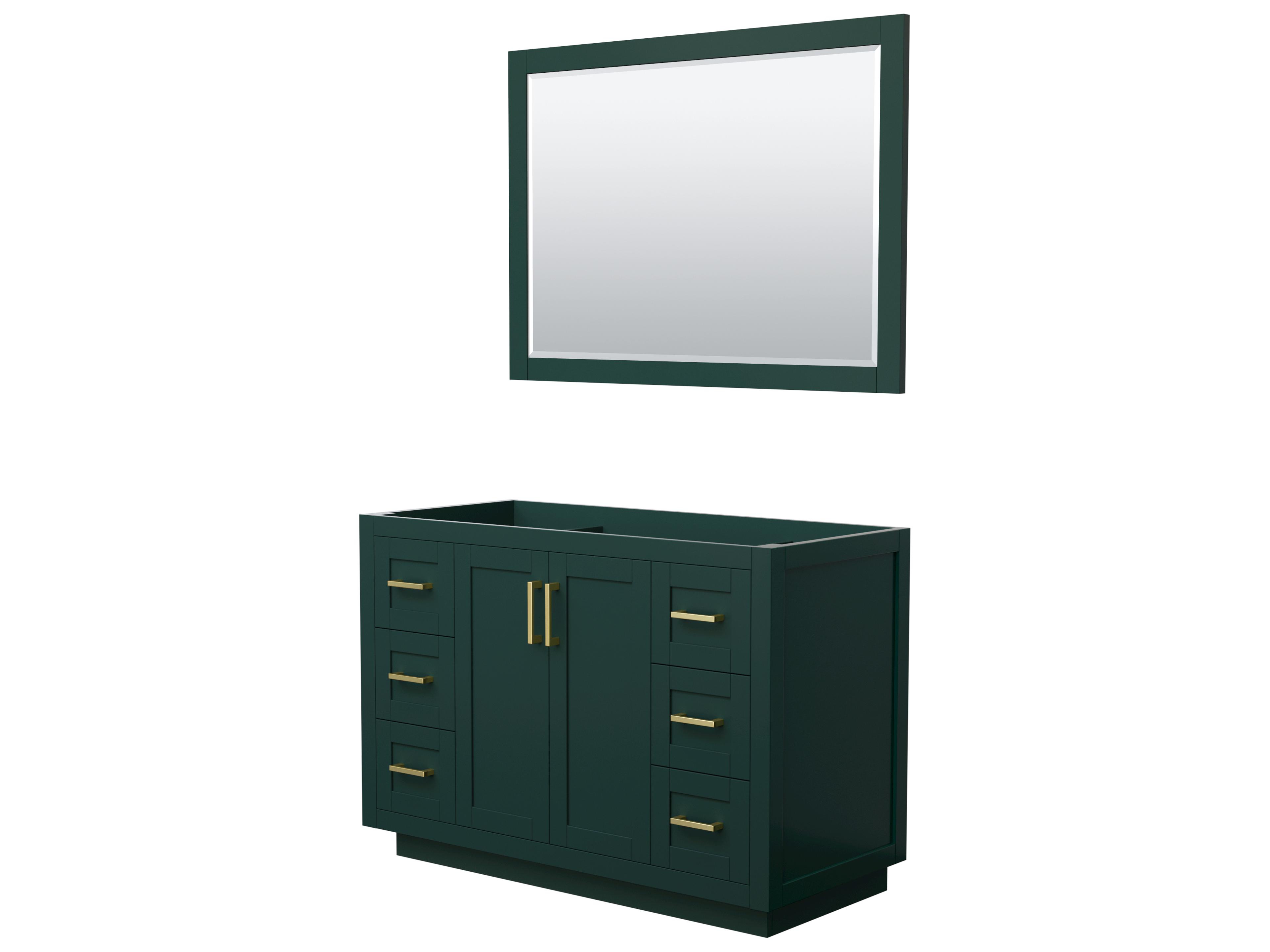 Miranda 47" Green Vanity with 46" Mirror