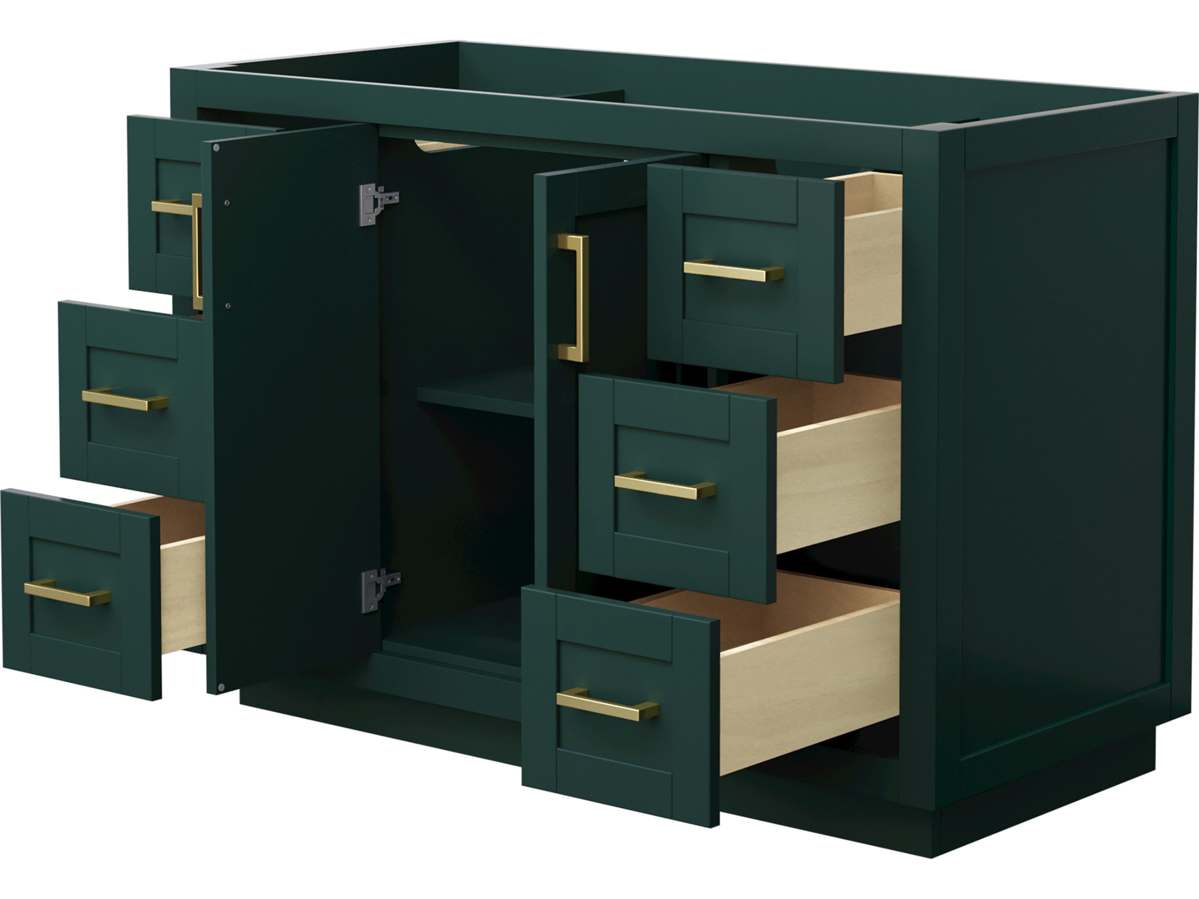 Wyndham Collection Miranda 47" Green Vanity