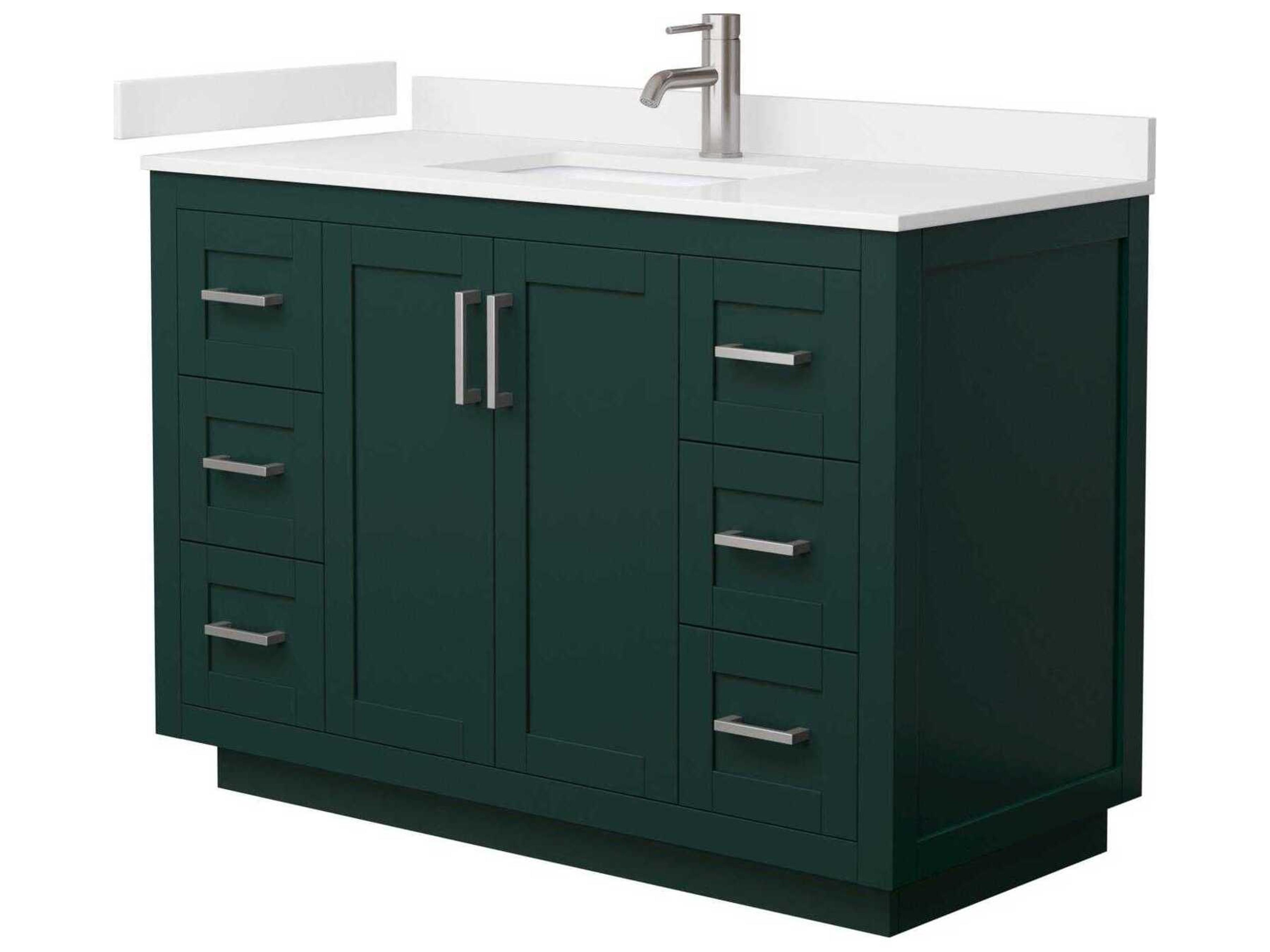 Wyndham Collection Miranda 48" Green Vanity