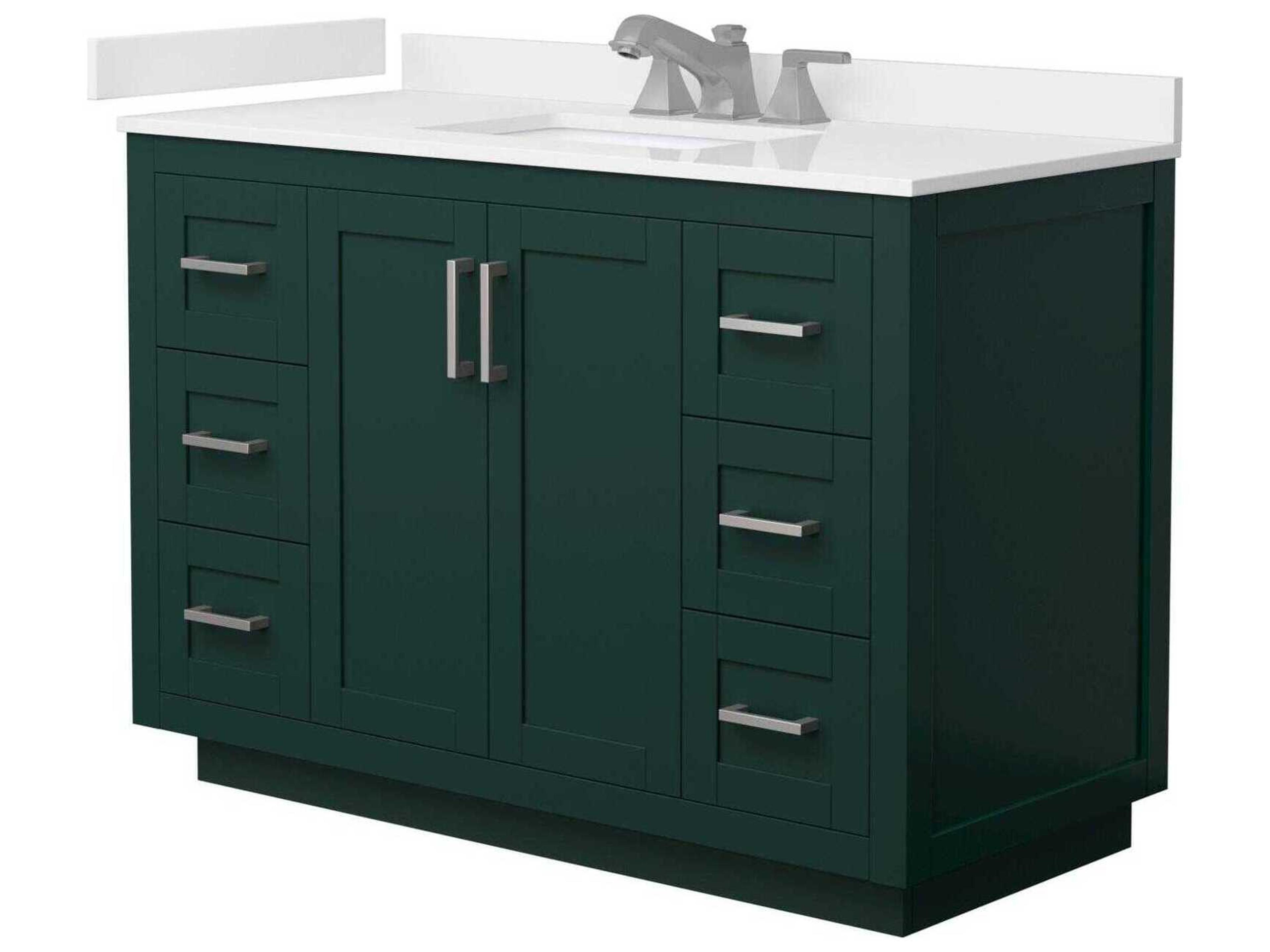 Wyndham Collection Miranda 48" Green Vanity