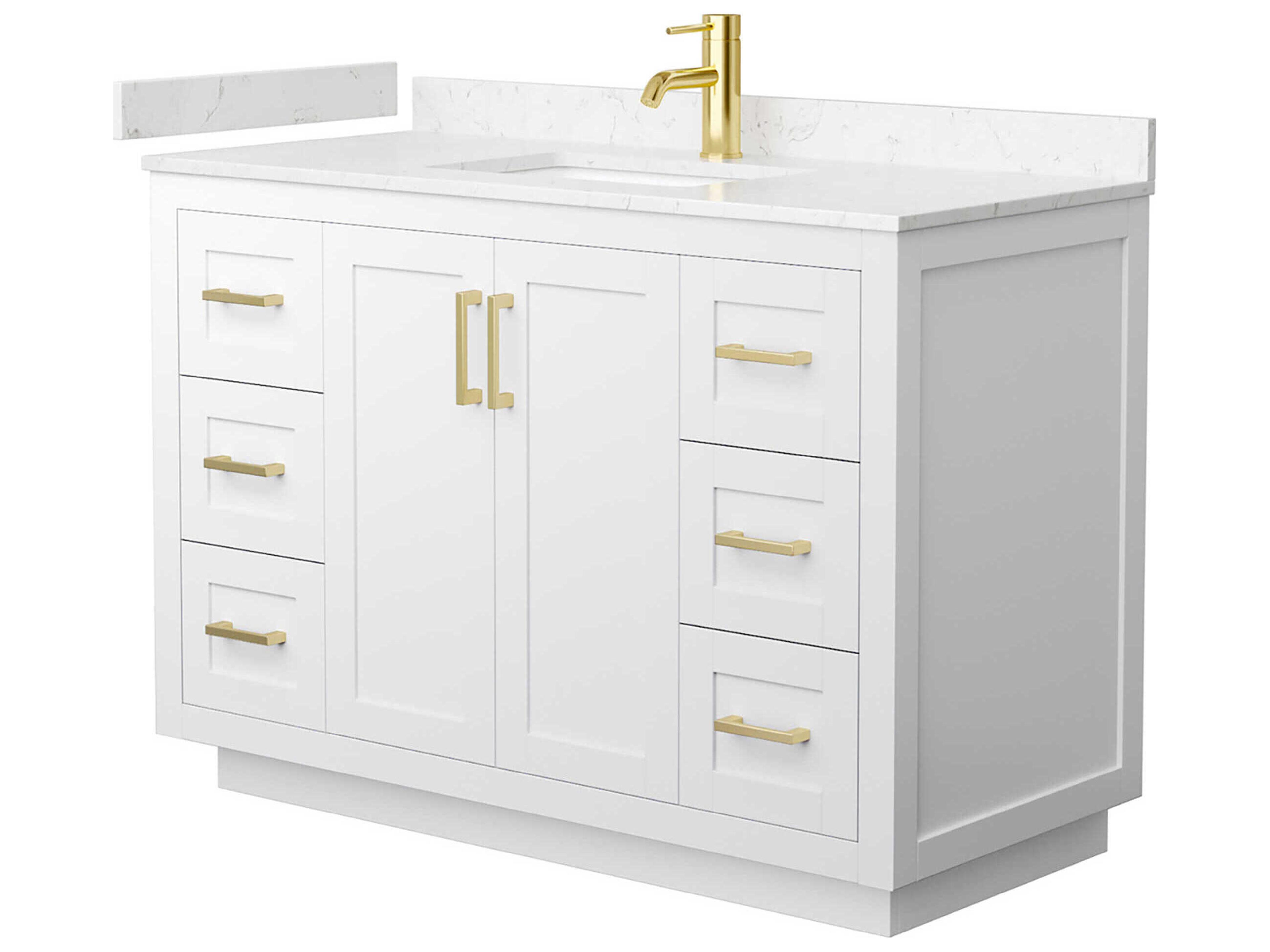 Wyndham Collection Miranda 48" White Vanity