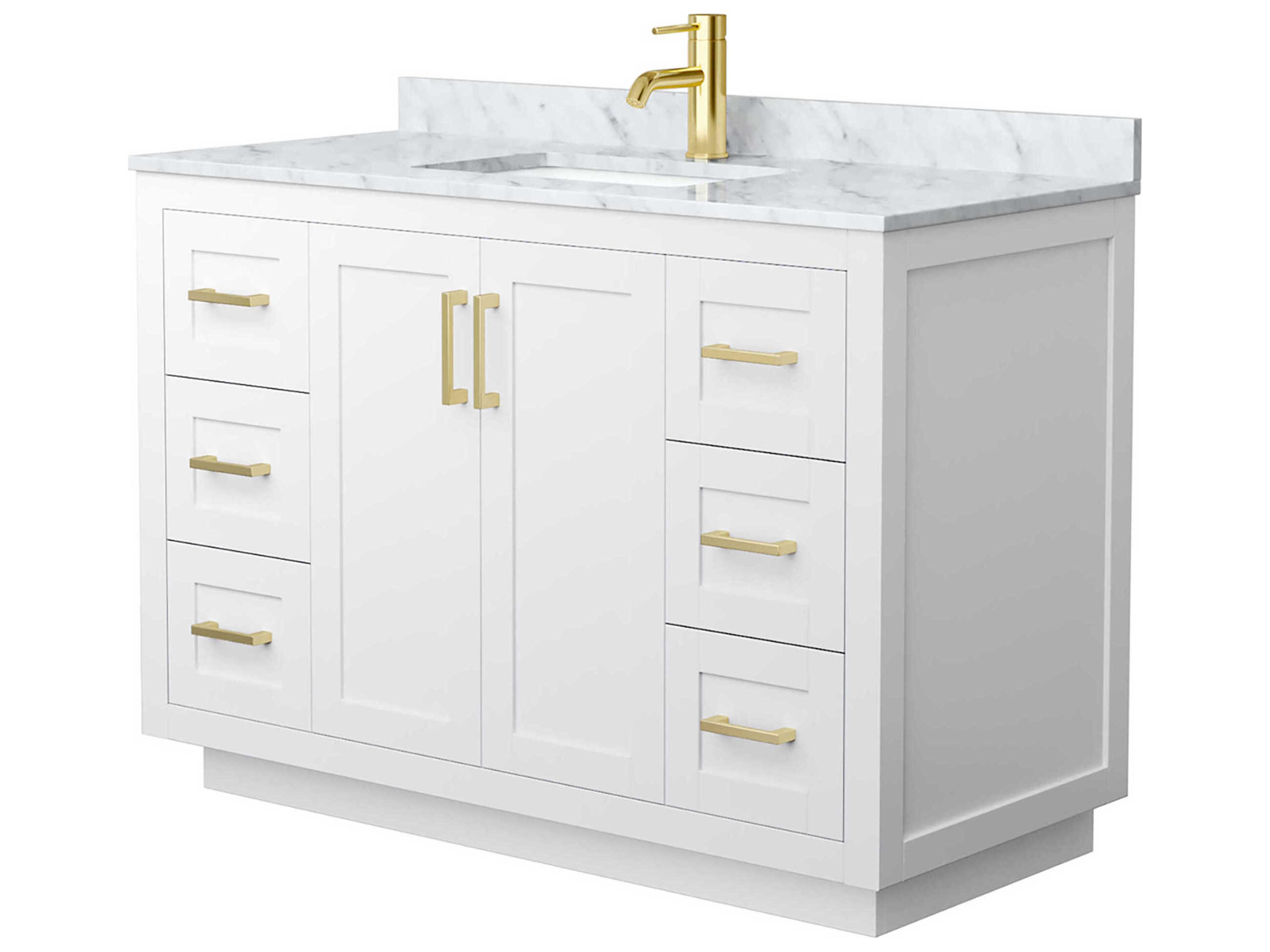 Wyndham Collection Miranda 48" White Vanity