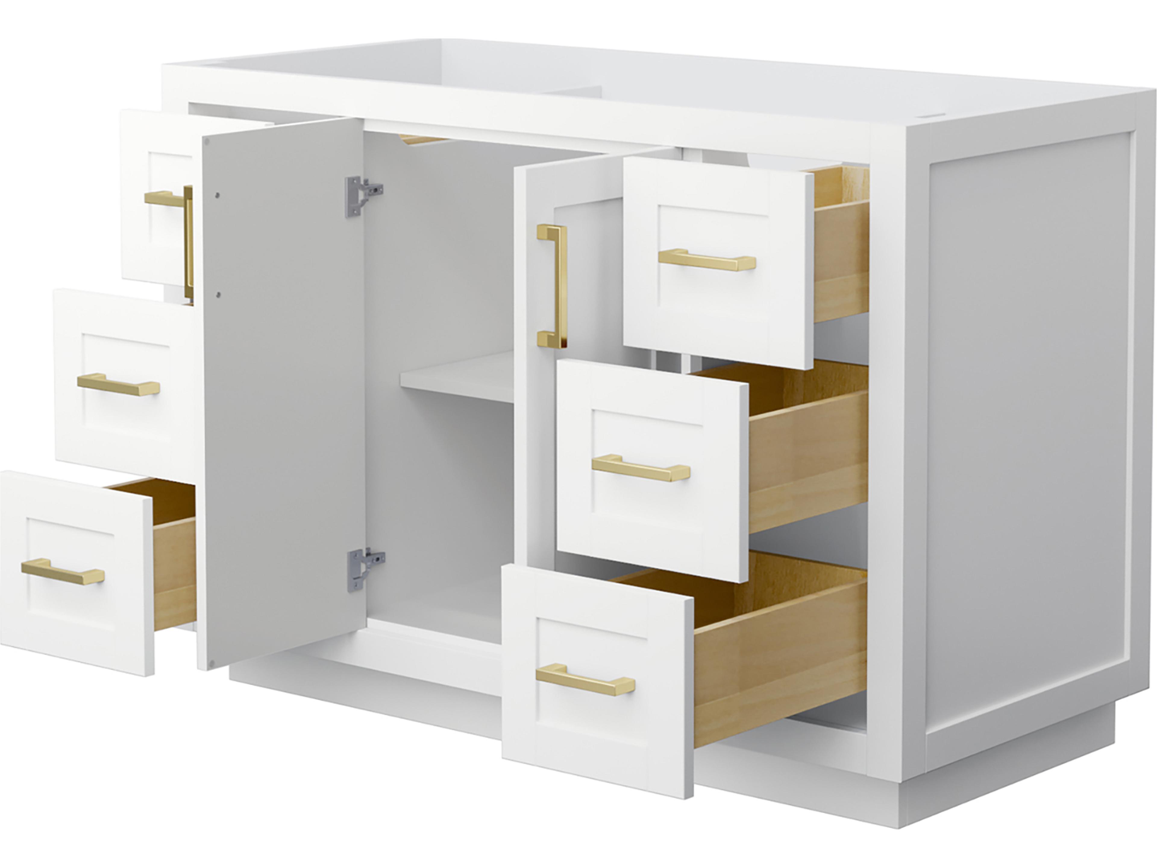 Wyndham Collection Miranda 47" White Vanity