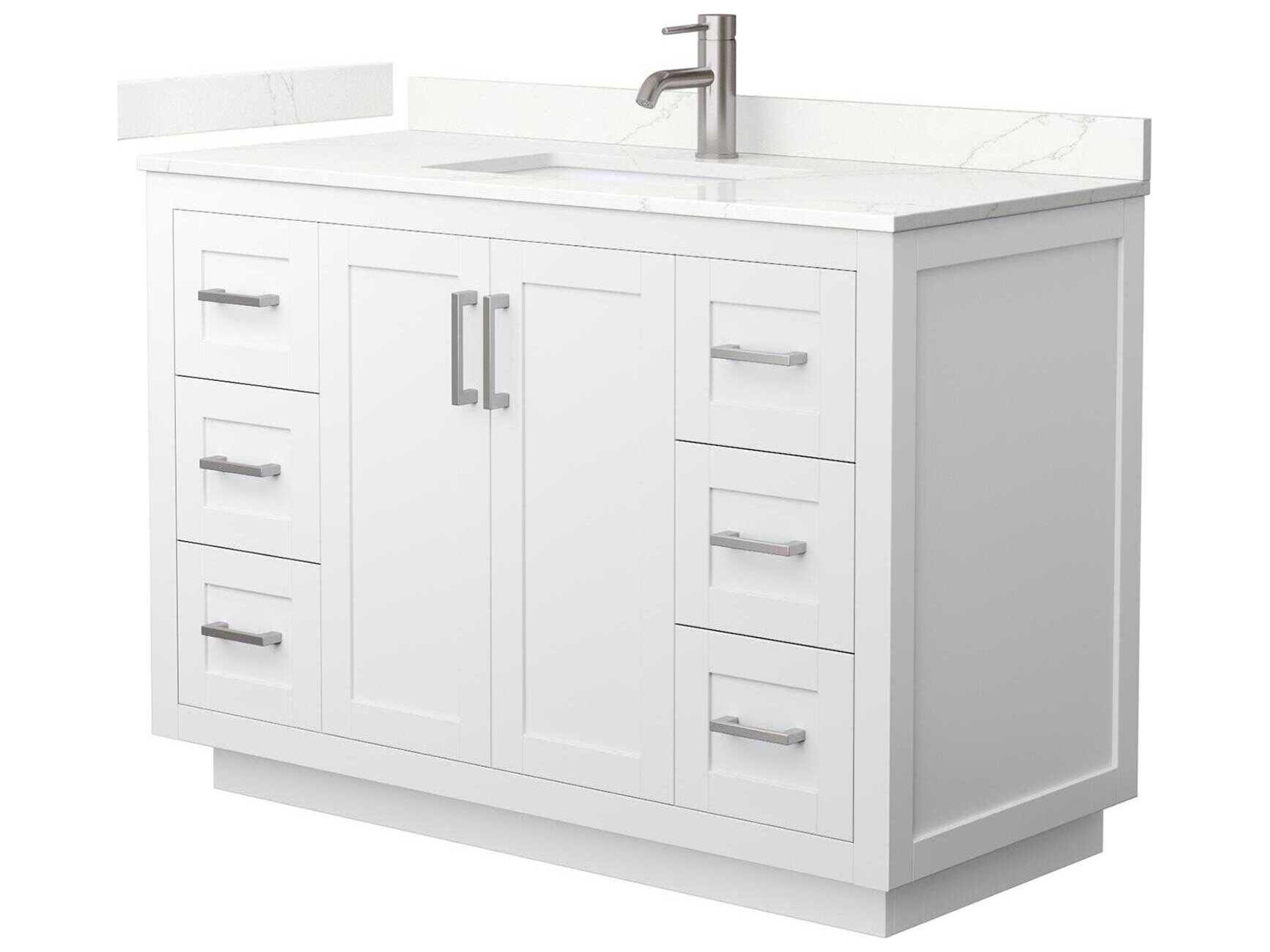 Wyndham Collection Miranda 48" White Vanity