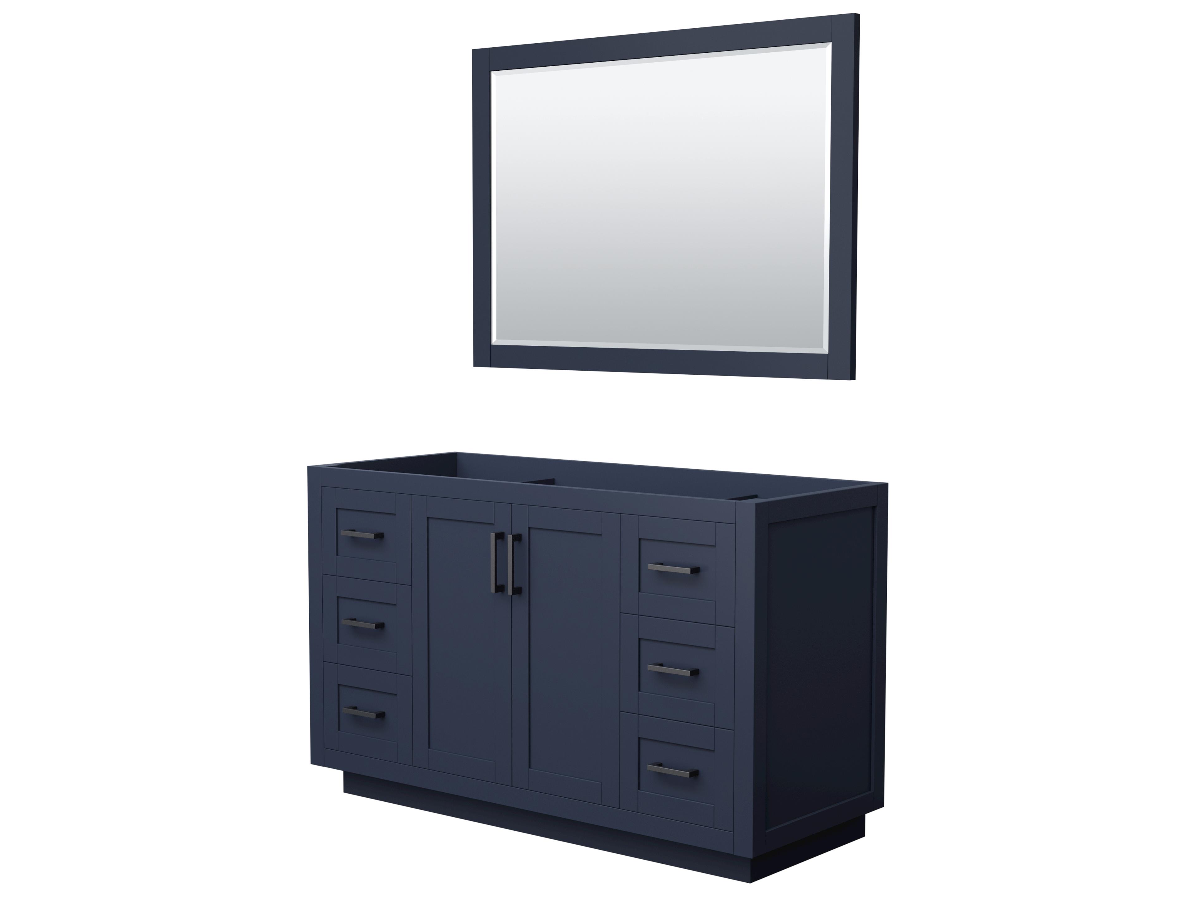 Miranda 53" Dark Blue Vanity with 46" Mirror