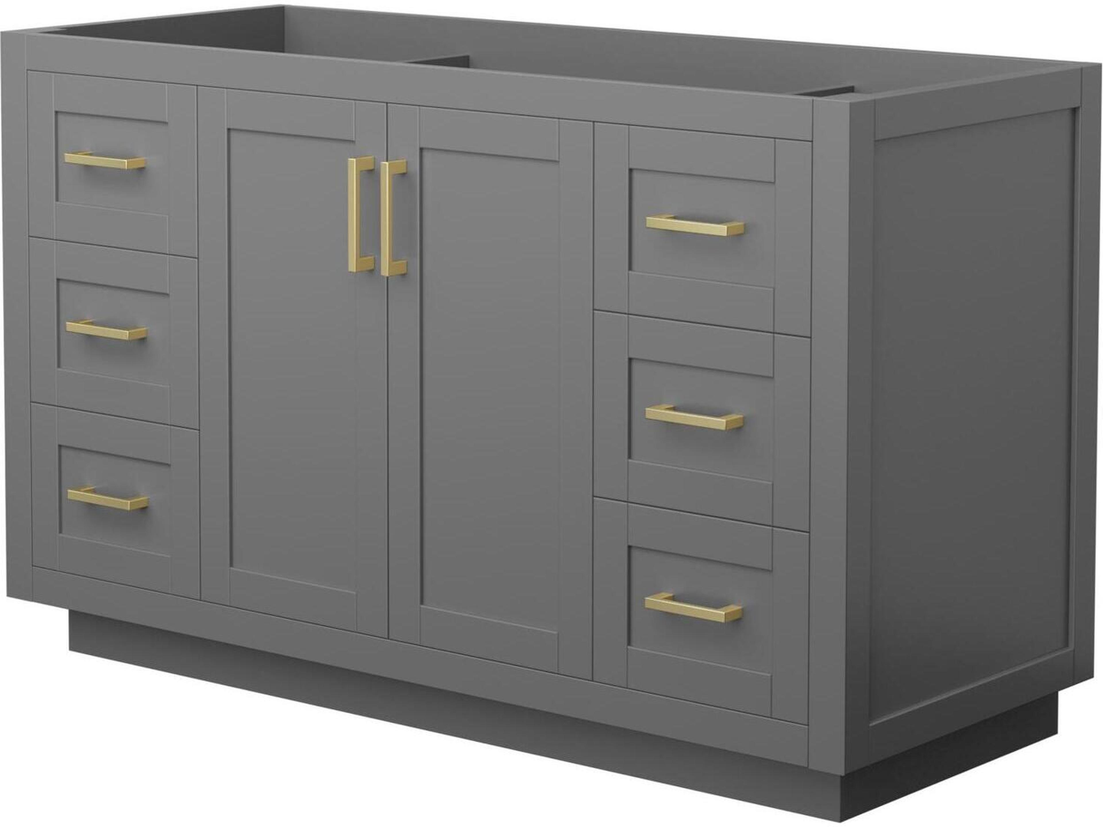 Wyndham Collection Miranda 53" Dark Gray Vanity