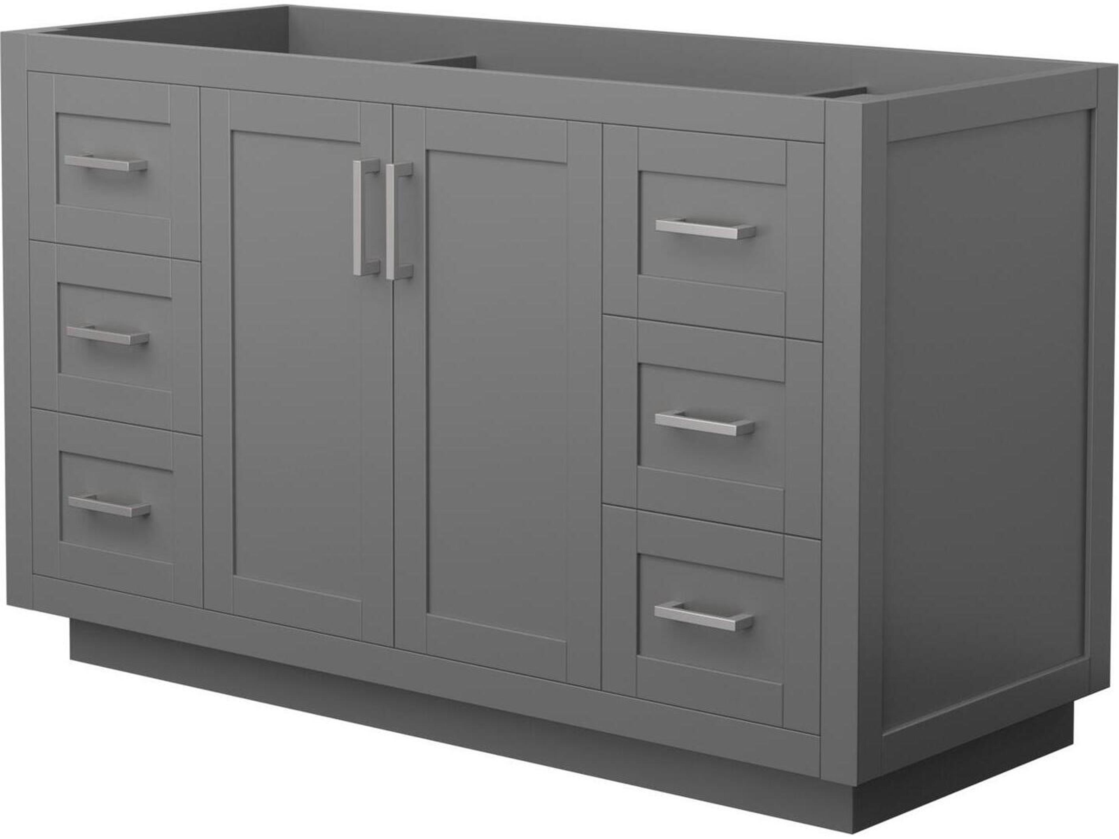 Wyndham Collection Miranda 53" Dark Gray Vanity