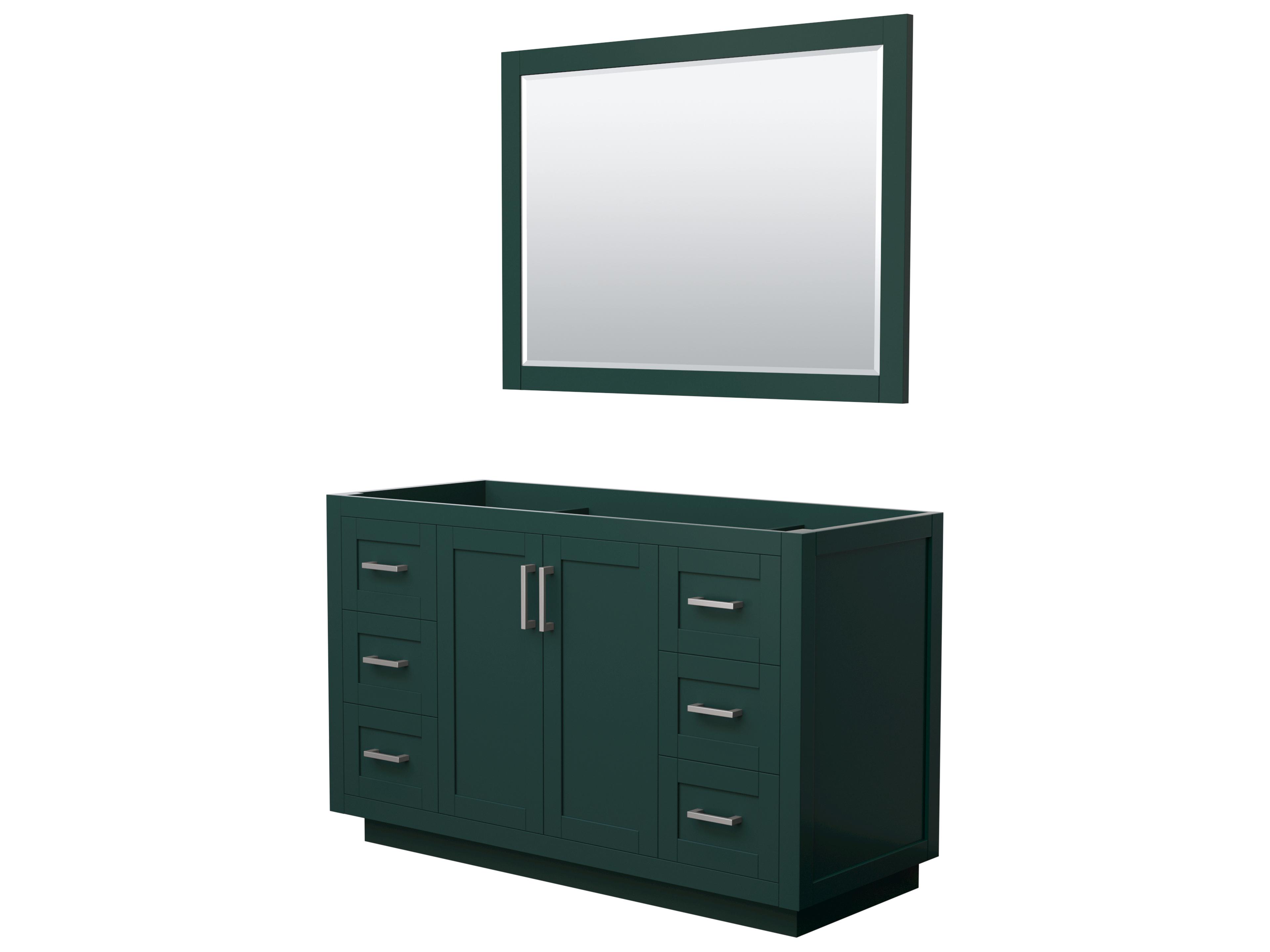 Wyndham Collection Miranda 53" Green Vanity with 46" Mirror