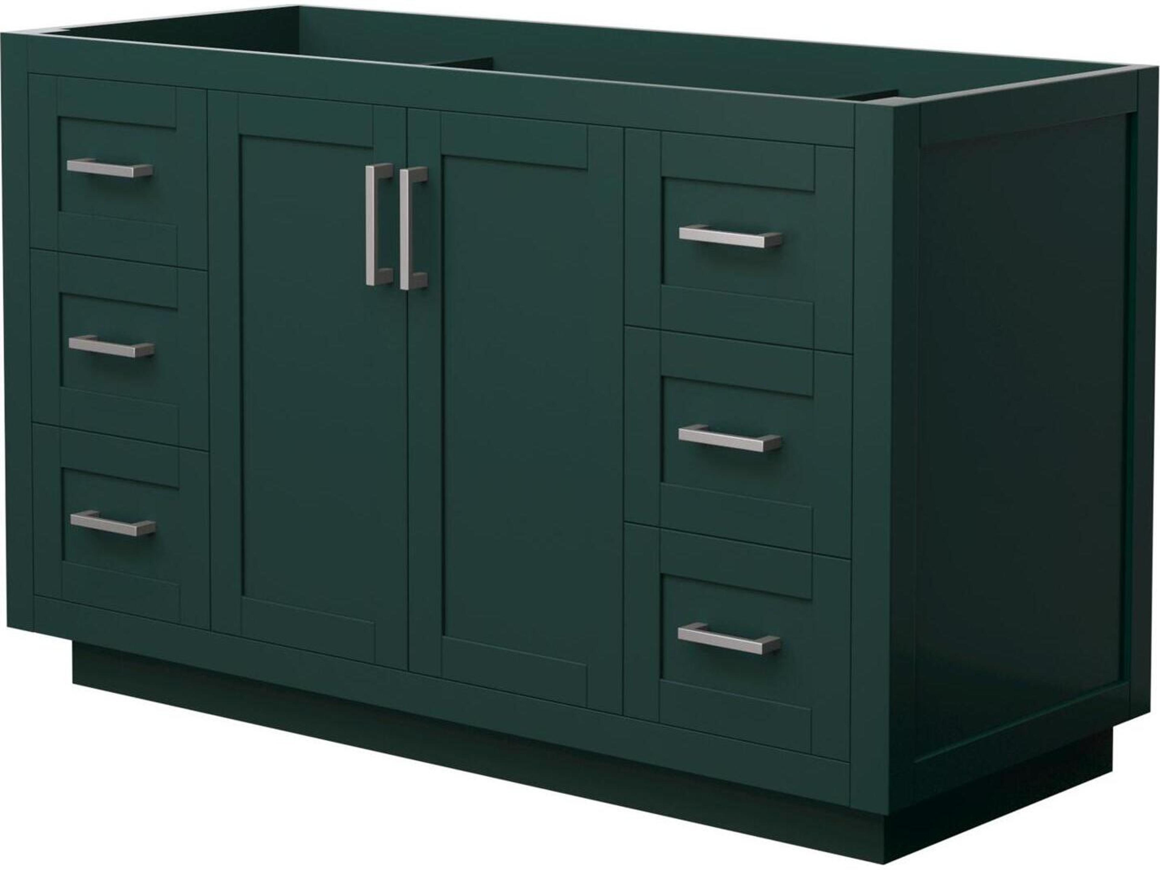 Wyndham Collection Miranda 53" Green Vanity