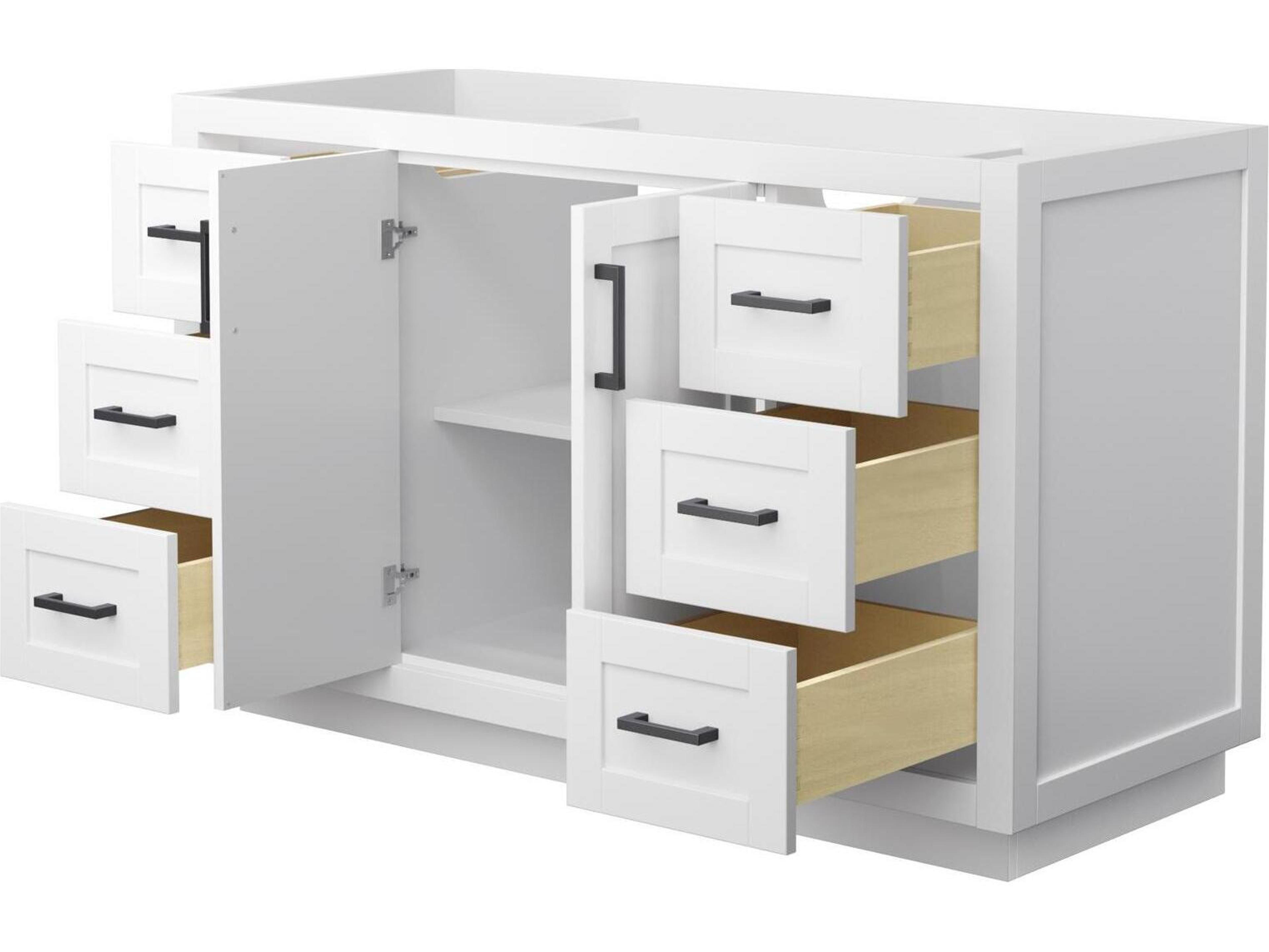 Wyndham Collection Miranda 53" White Vanity