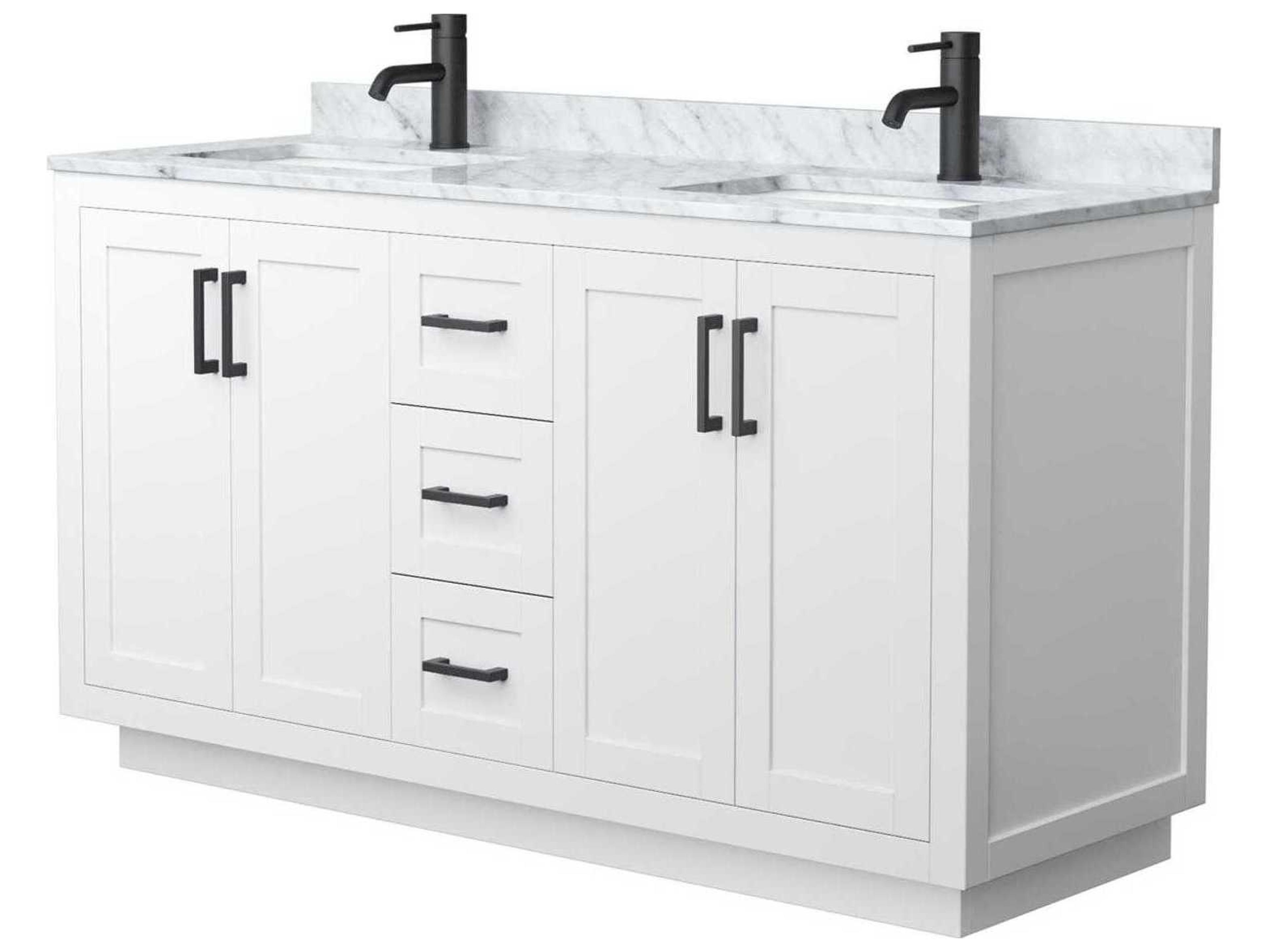 Wyndham Collection Miranda 60" White Vanity