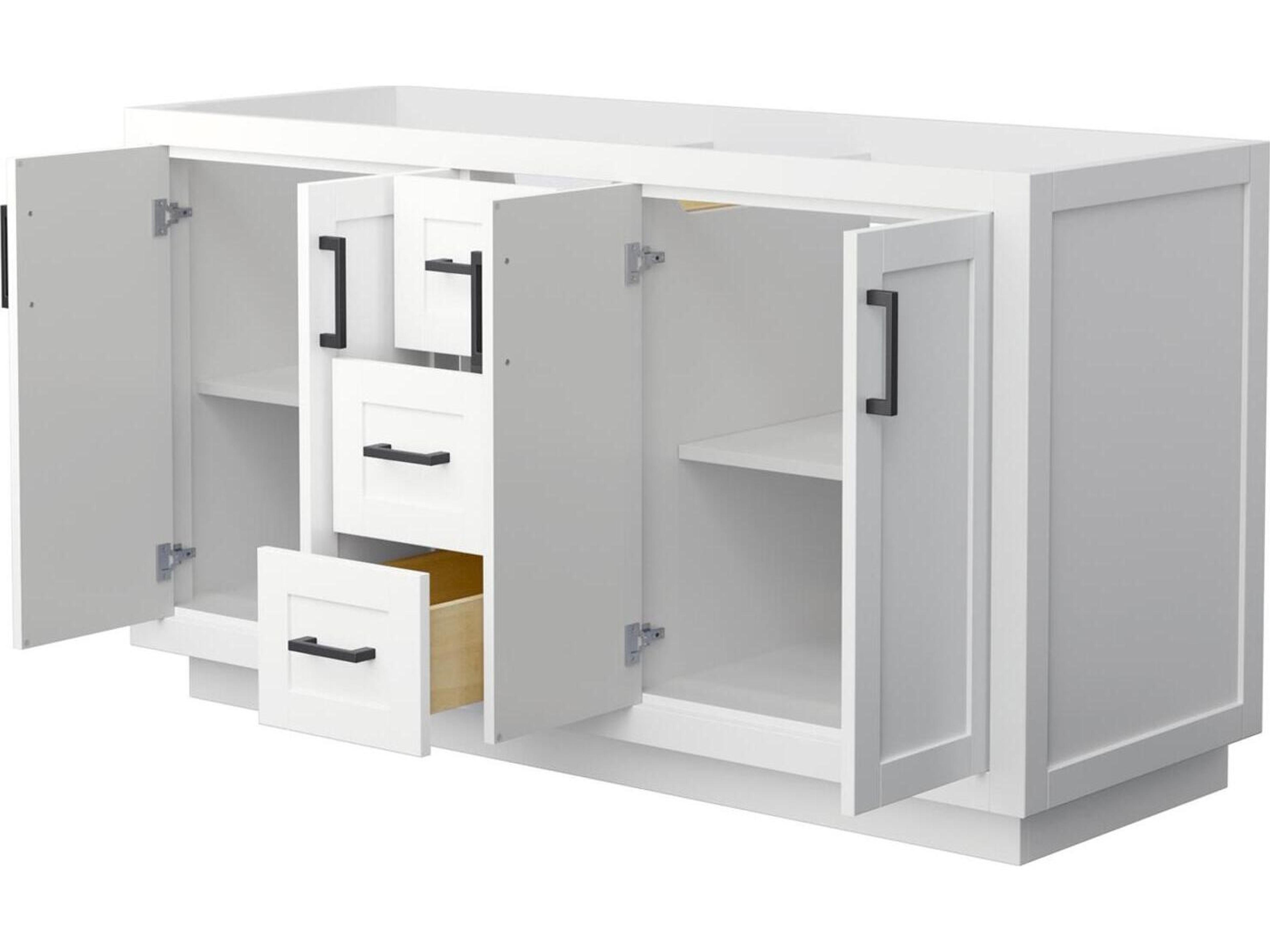 Wyndham Collection Miranda 59" White Vanity