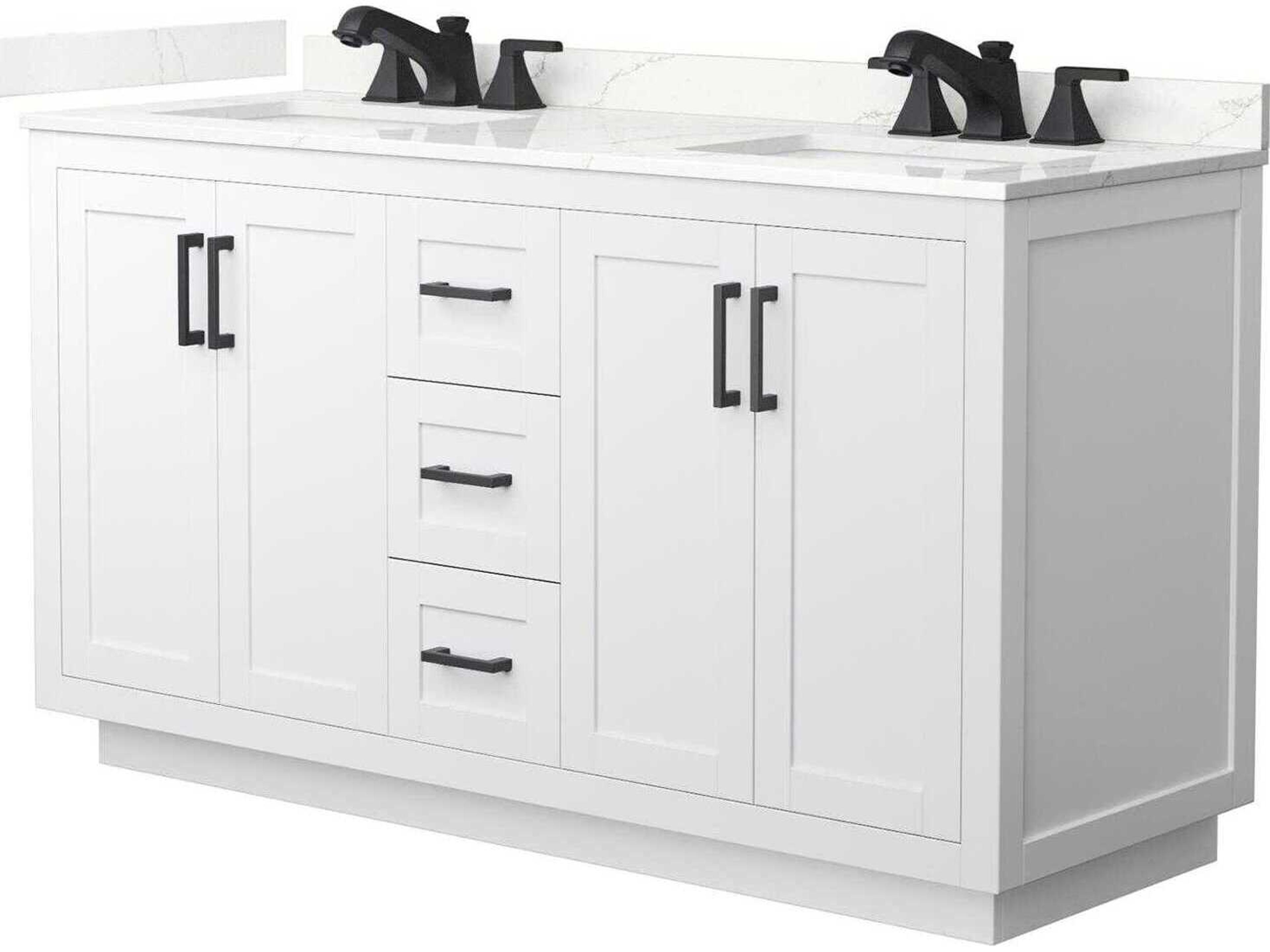 Wyndham Collection Miranda 60" White Vanity