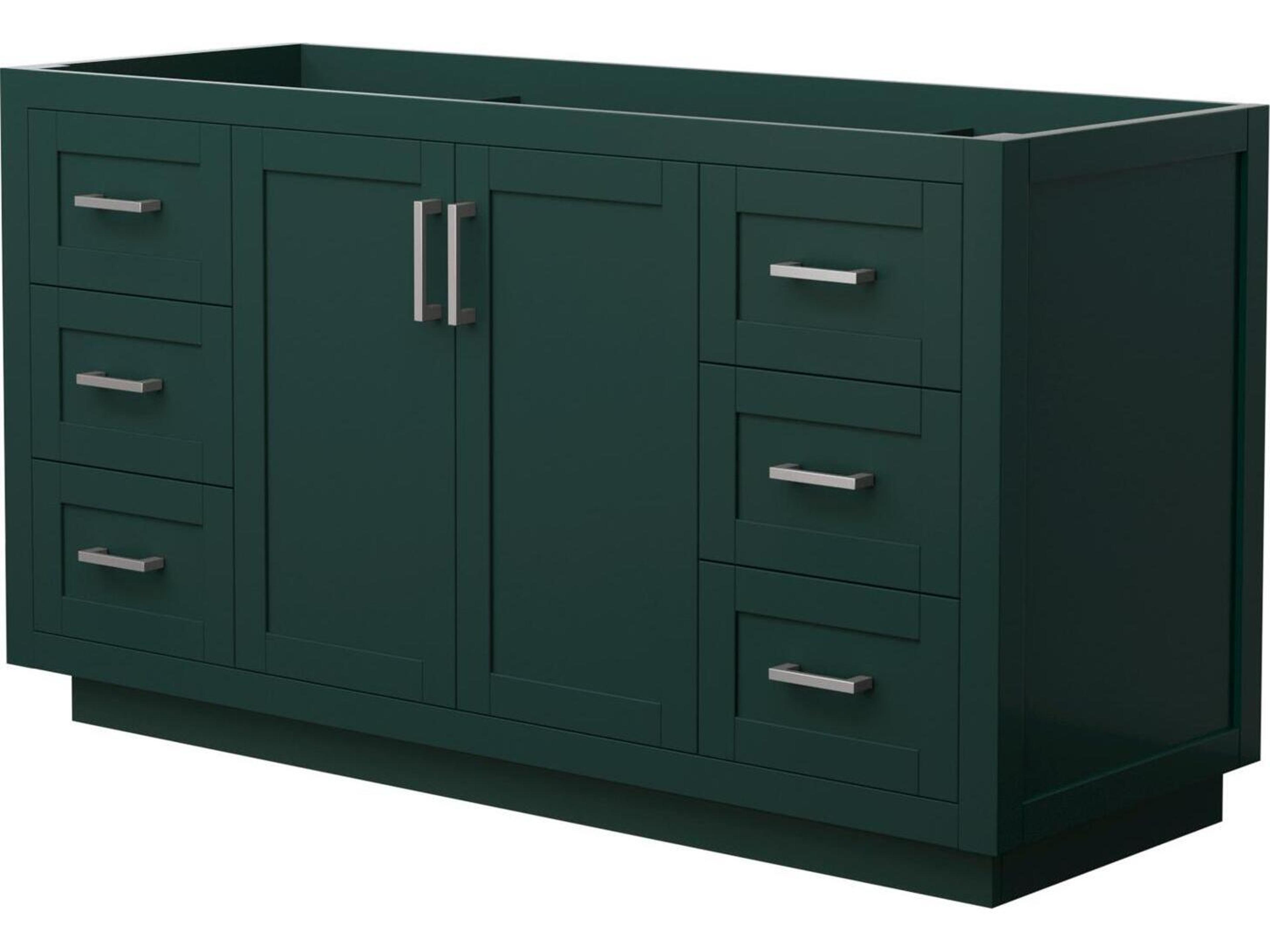Wyndham Collection Miranda 59" Green Vanity