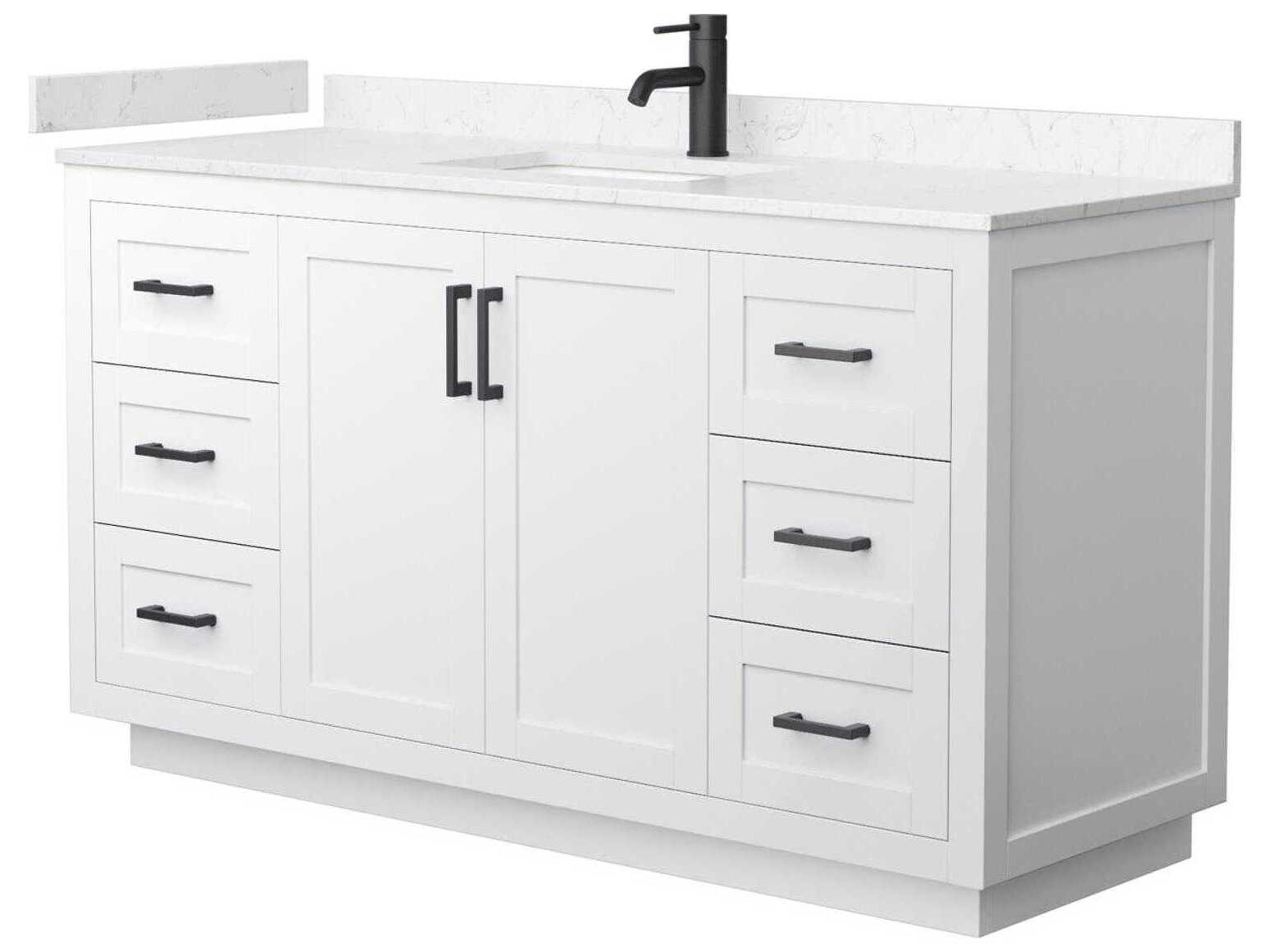 Miranda 60" White Vanity