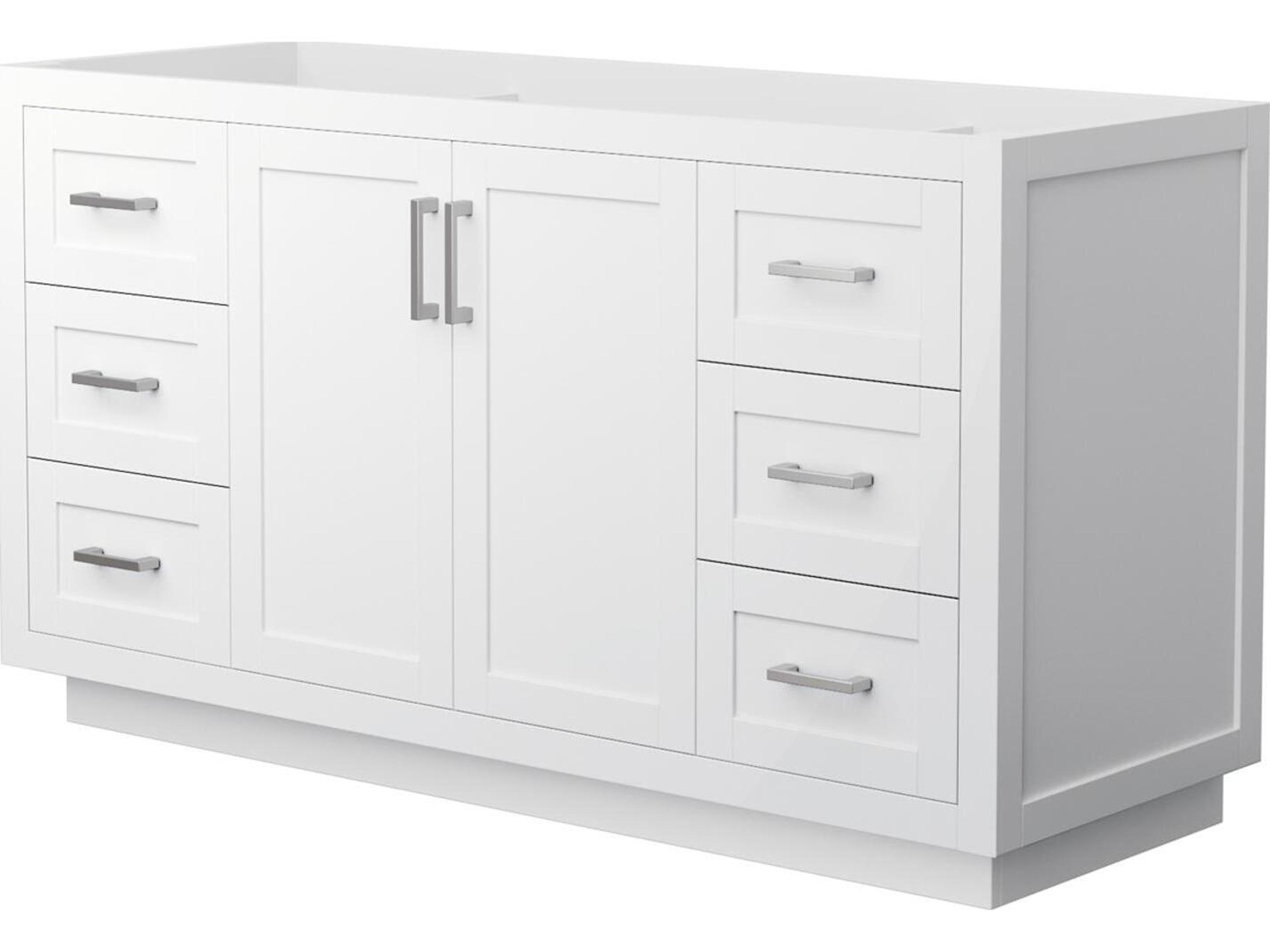 Wyndham Collection Miranda 59" White Vanity