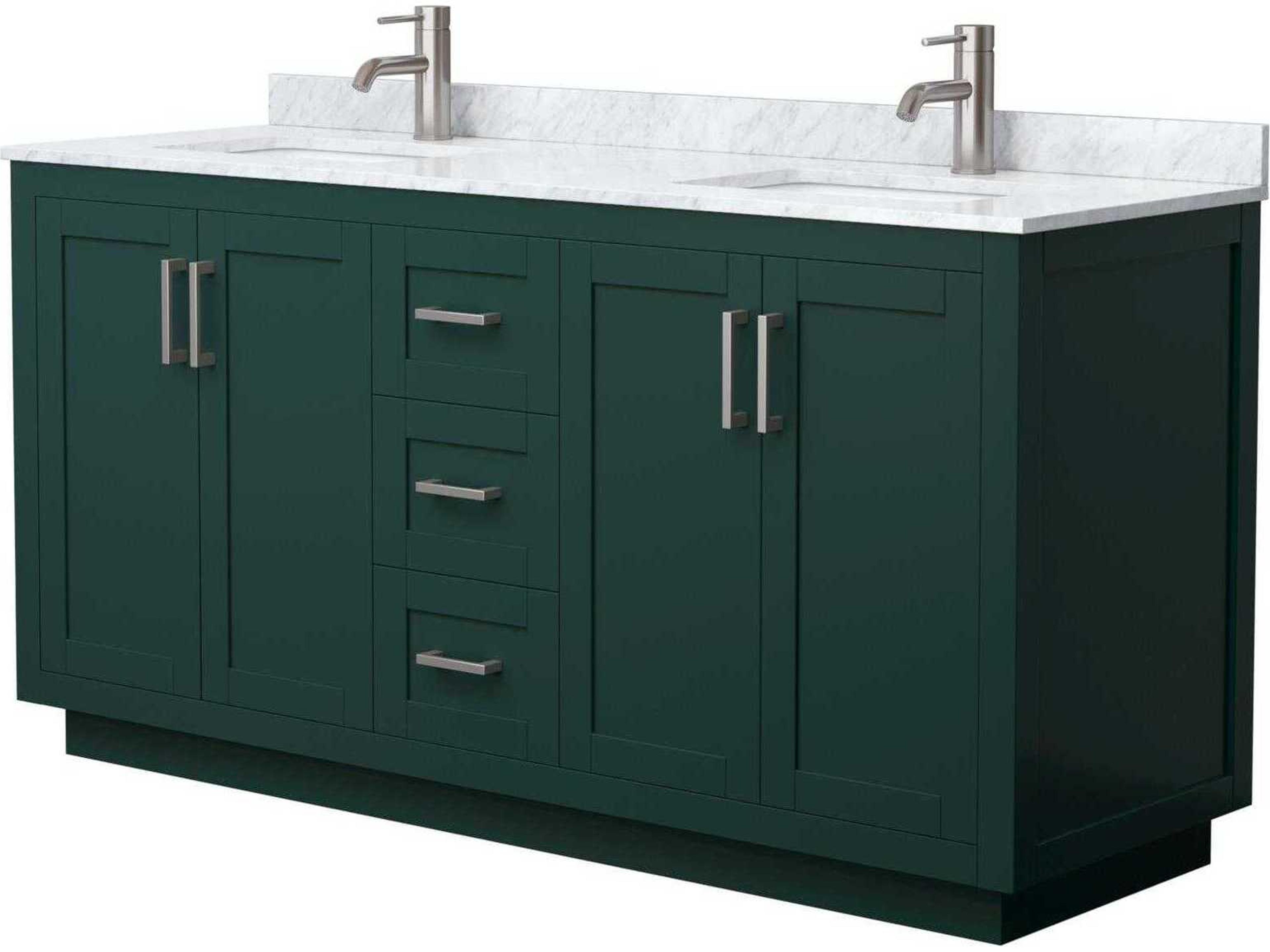 Wyndham Collection Miranda 66" Green Vanity