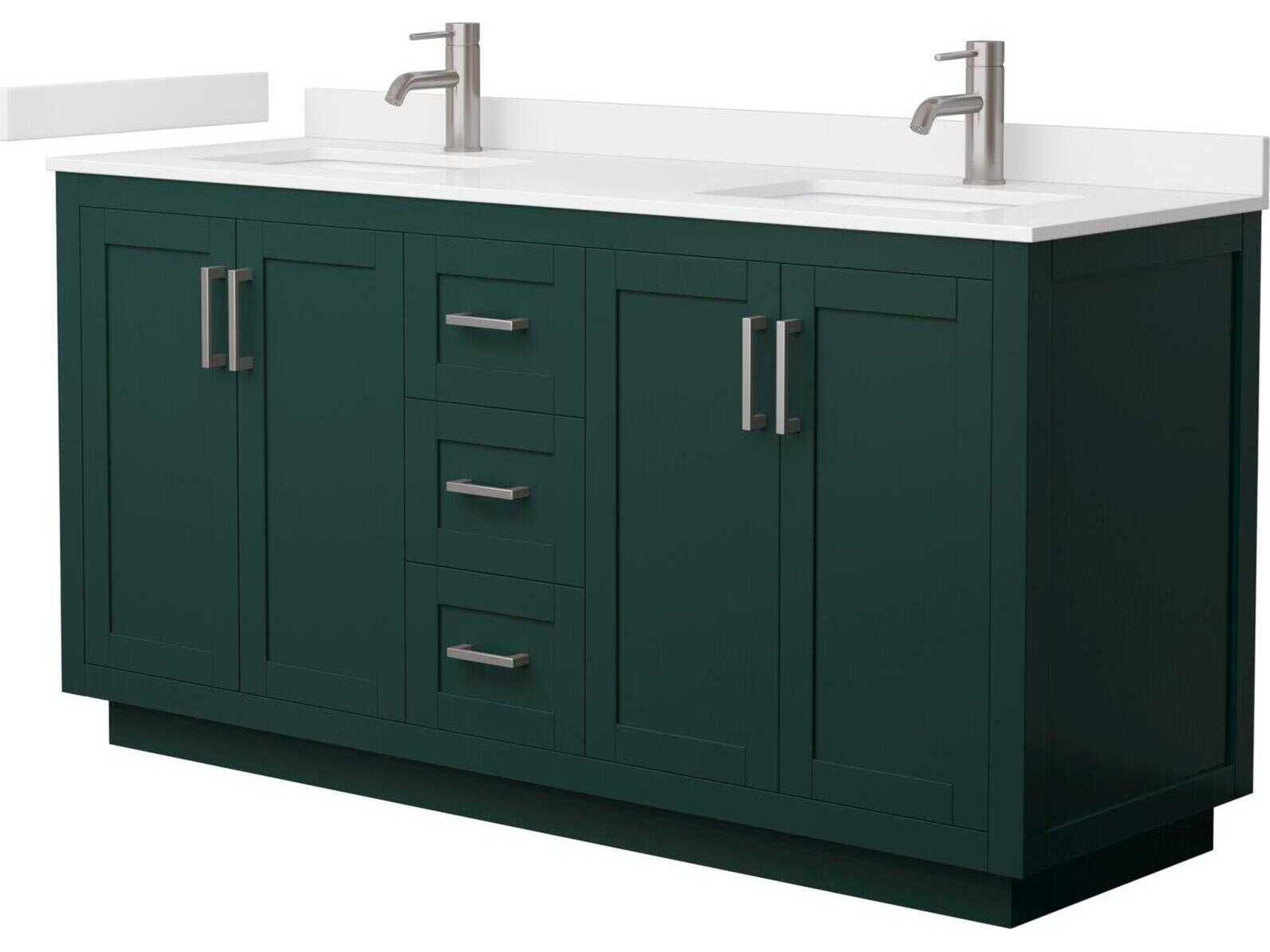 Wyndham Collection Miranda 66" Green Vanity