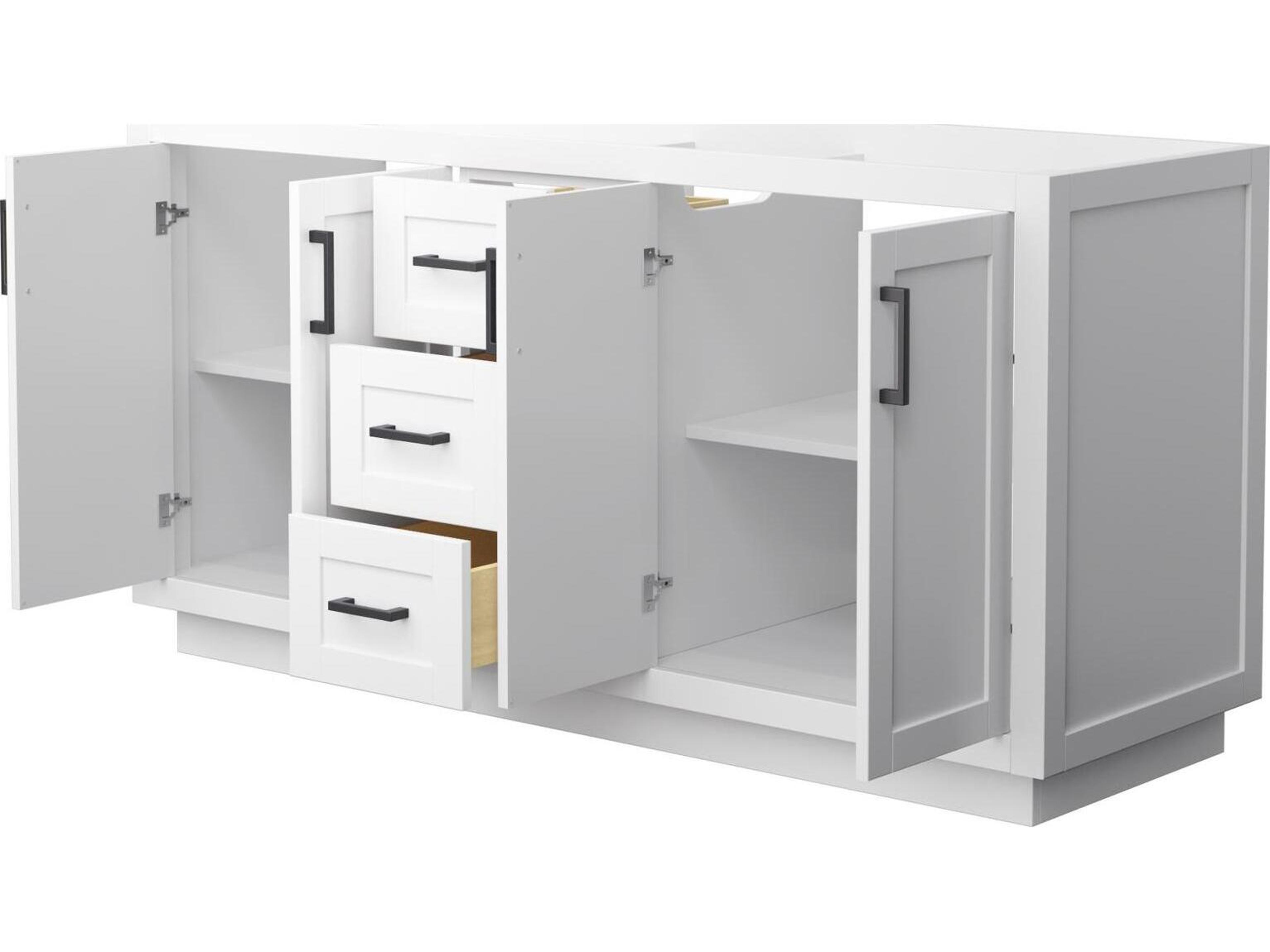 Wyndham Collection Miranda 65" White Vanity