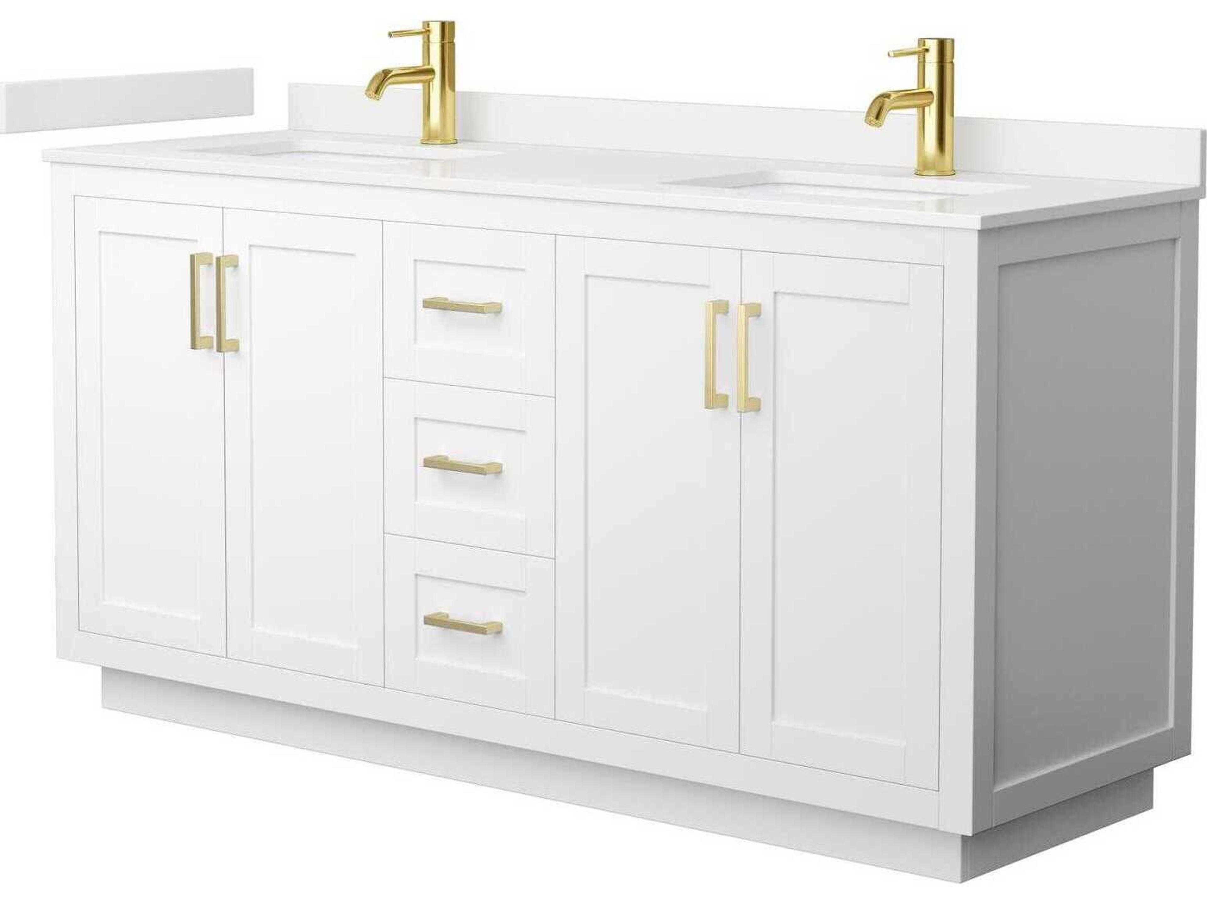 Wyndham Collection Miranda 66" White Vanity