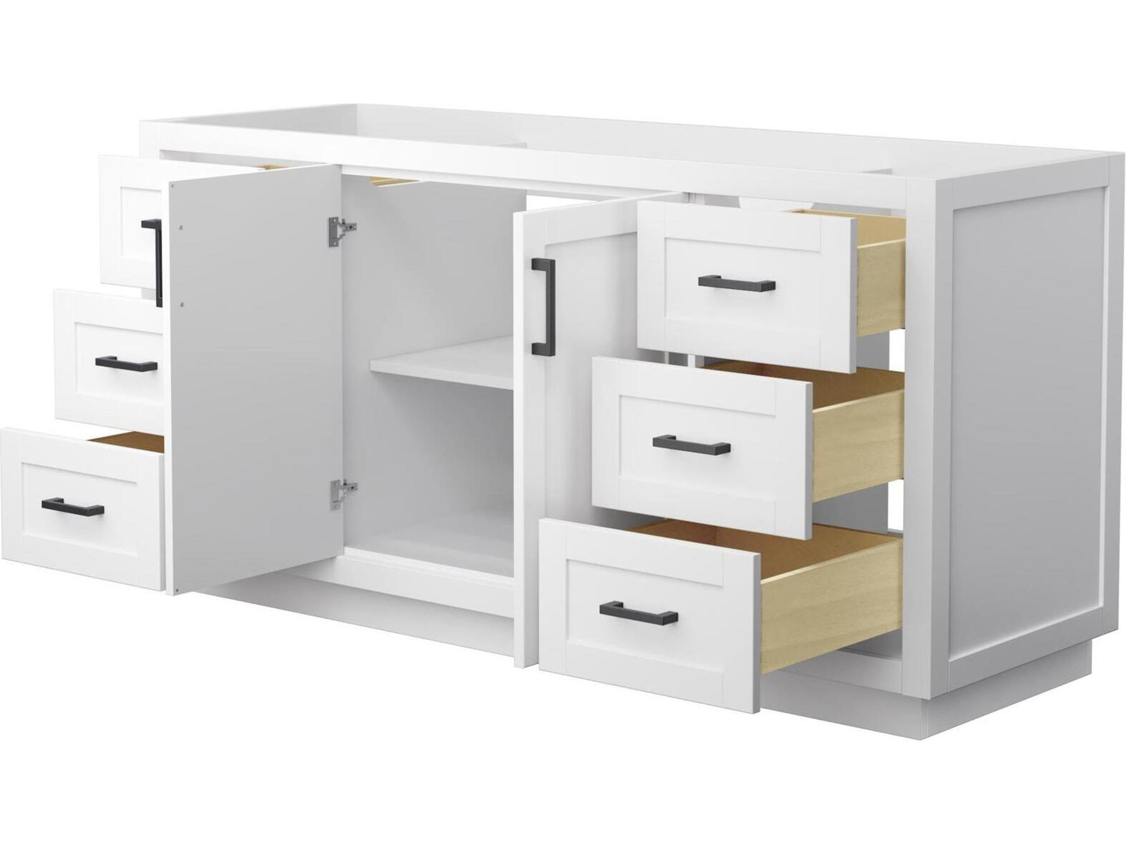 Wyndham Collection Miranda 65" White Vanity