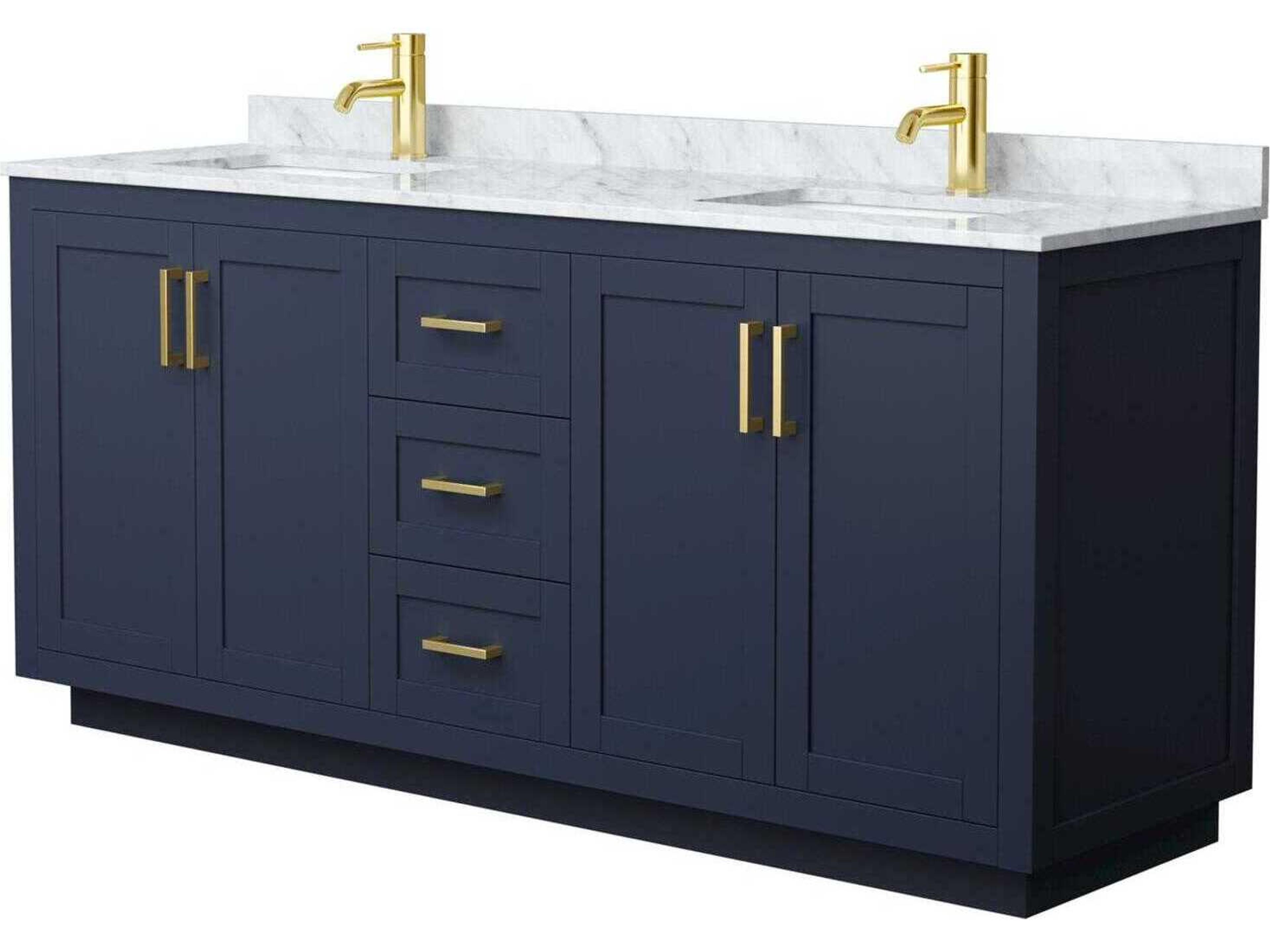 Wyndham Collection Miranda 72" Dark Blue Vanity