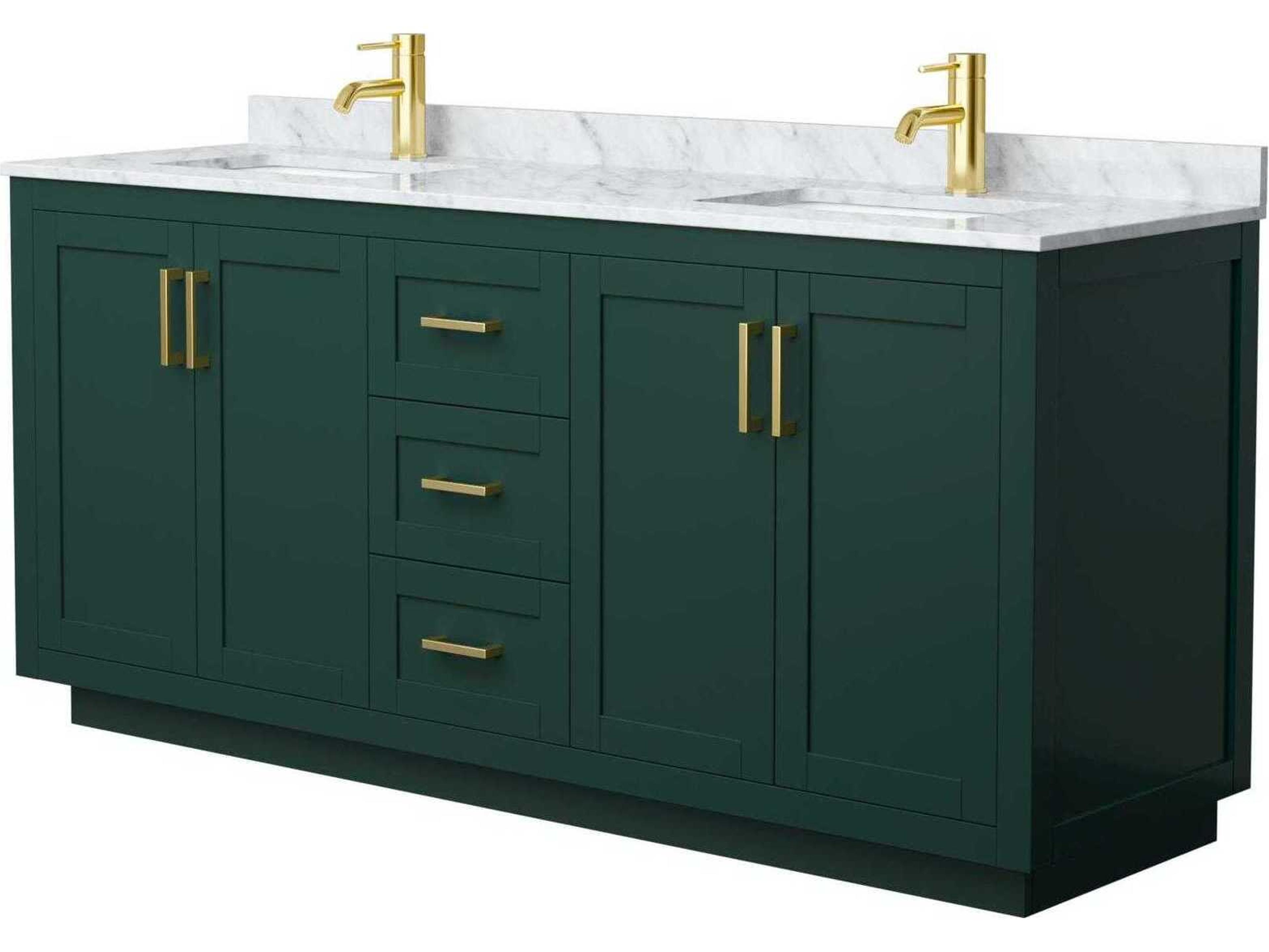 Wyndham Collection Miranda 72" Green Vanity