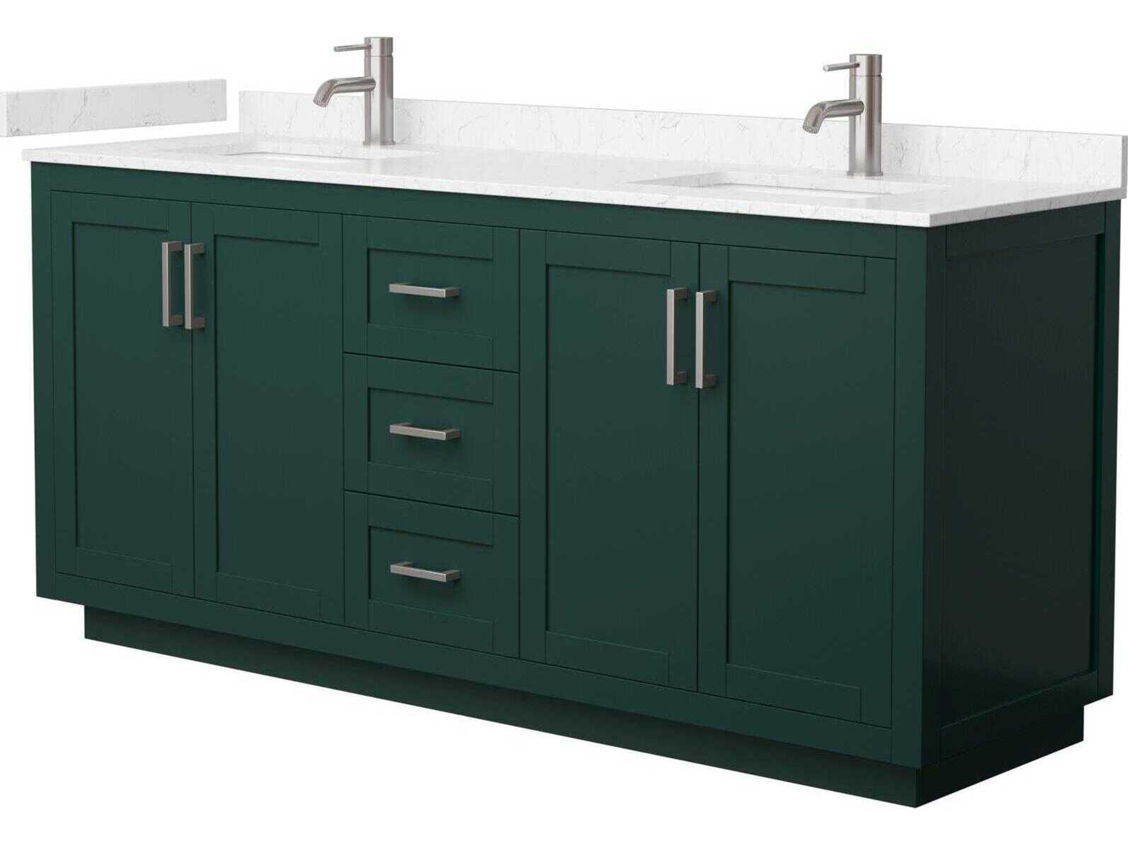 Wyndham Collection Miranda 72" Green Vanity
