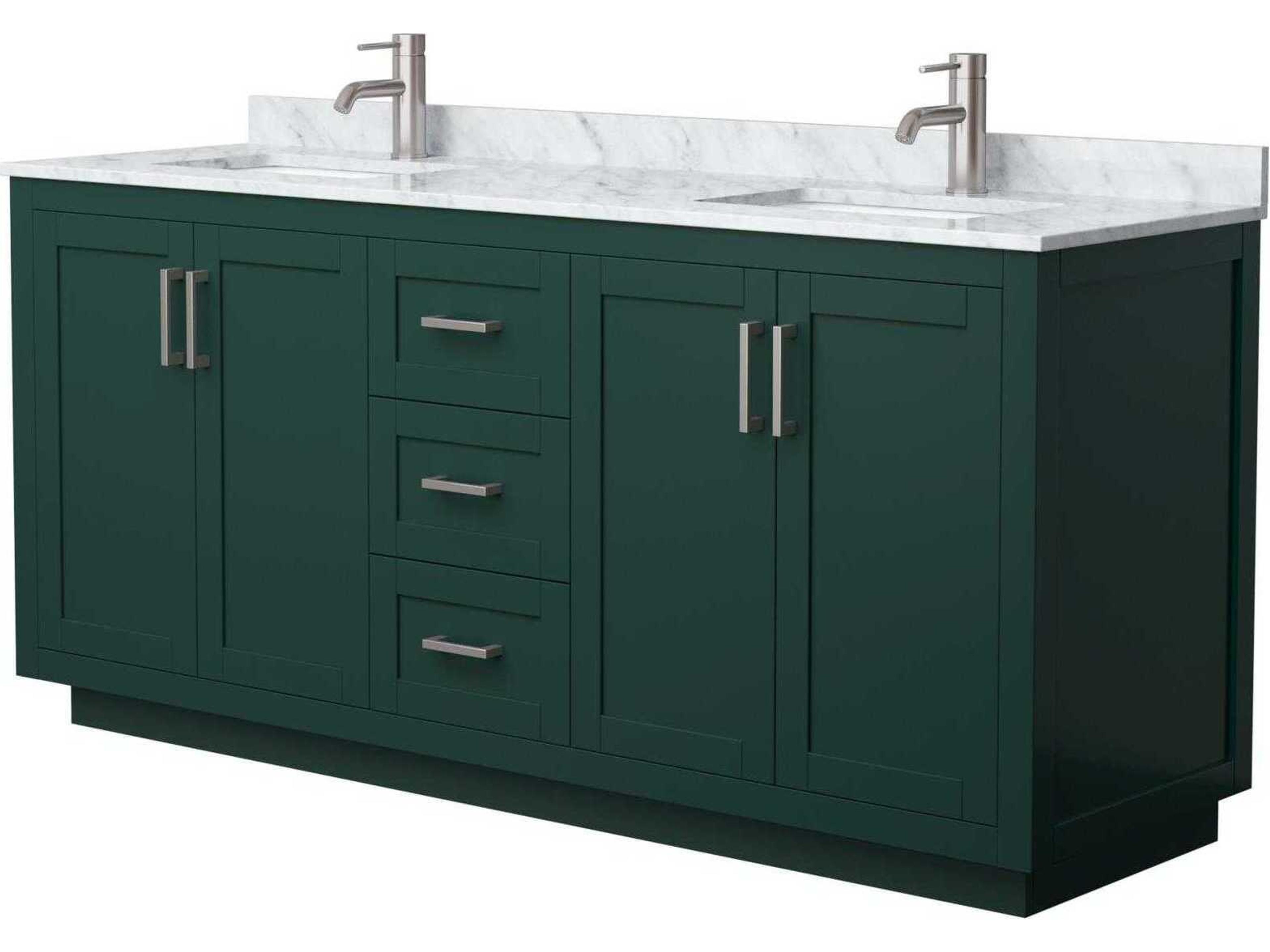 Wyndham Collection Miranda 72" Green Vanity