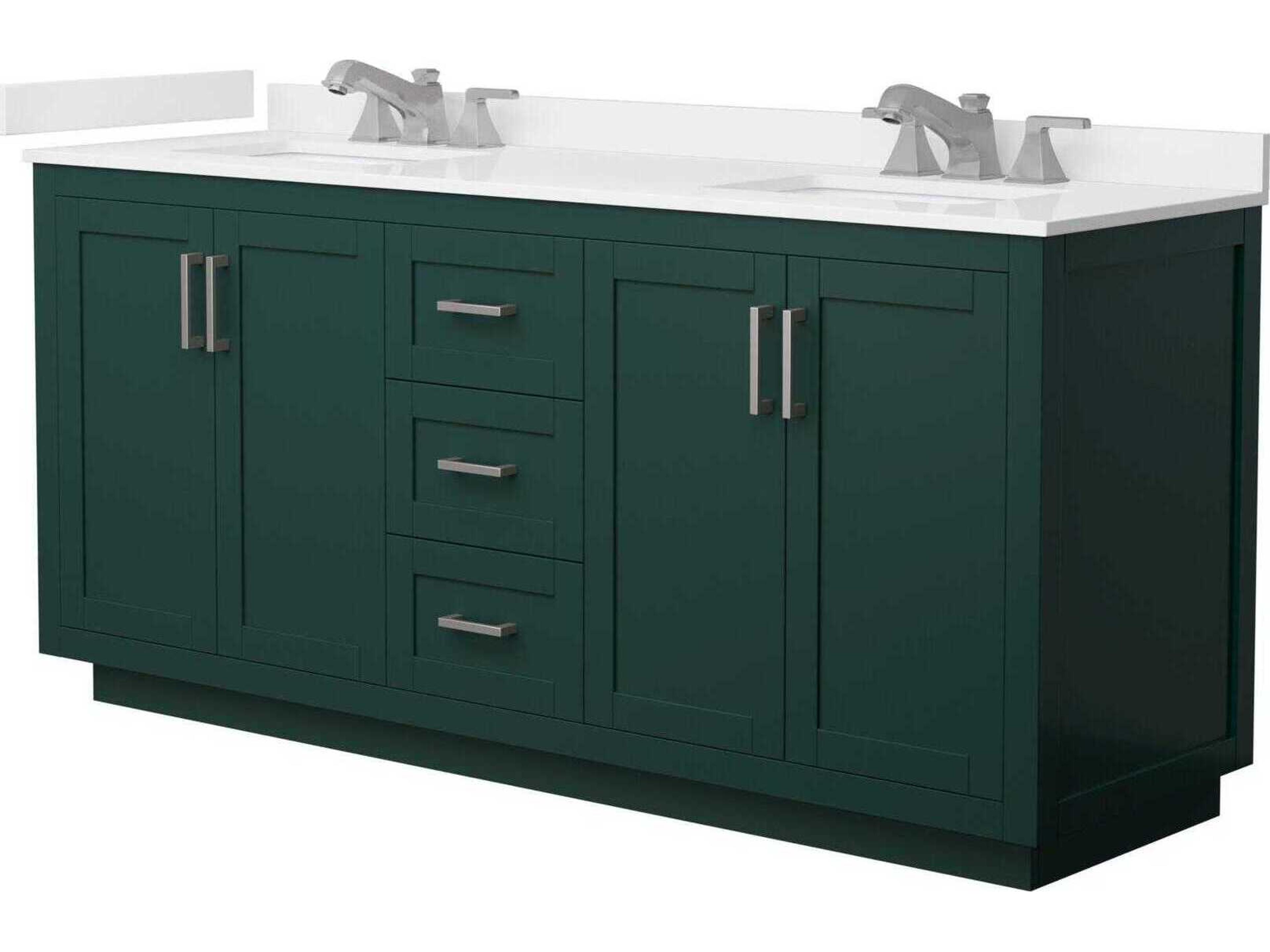 Wyndham Collection Miranda 72" Green Vanity