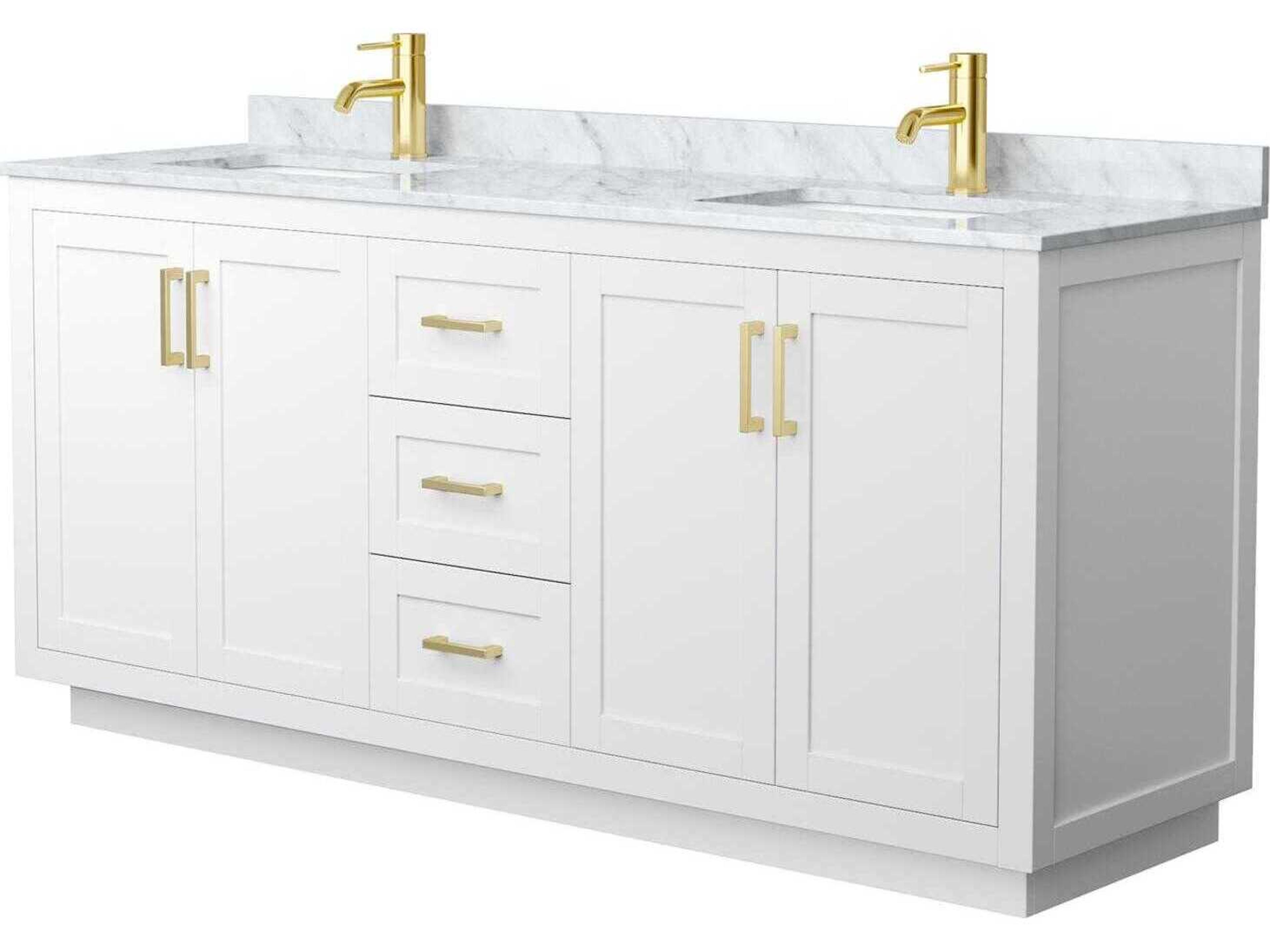 Wyndham Collection Miranda 72" White Vanity
