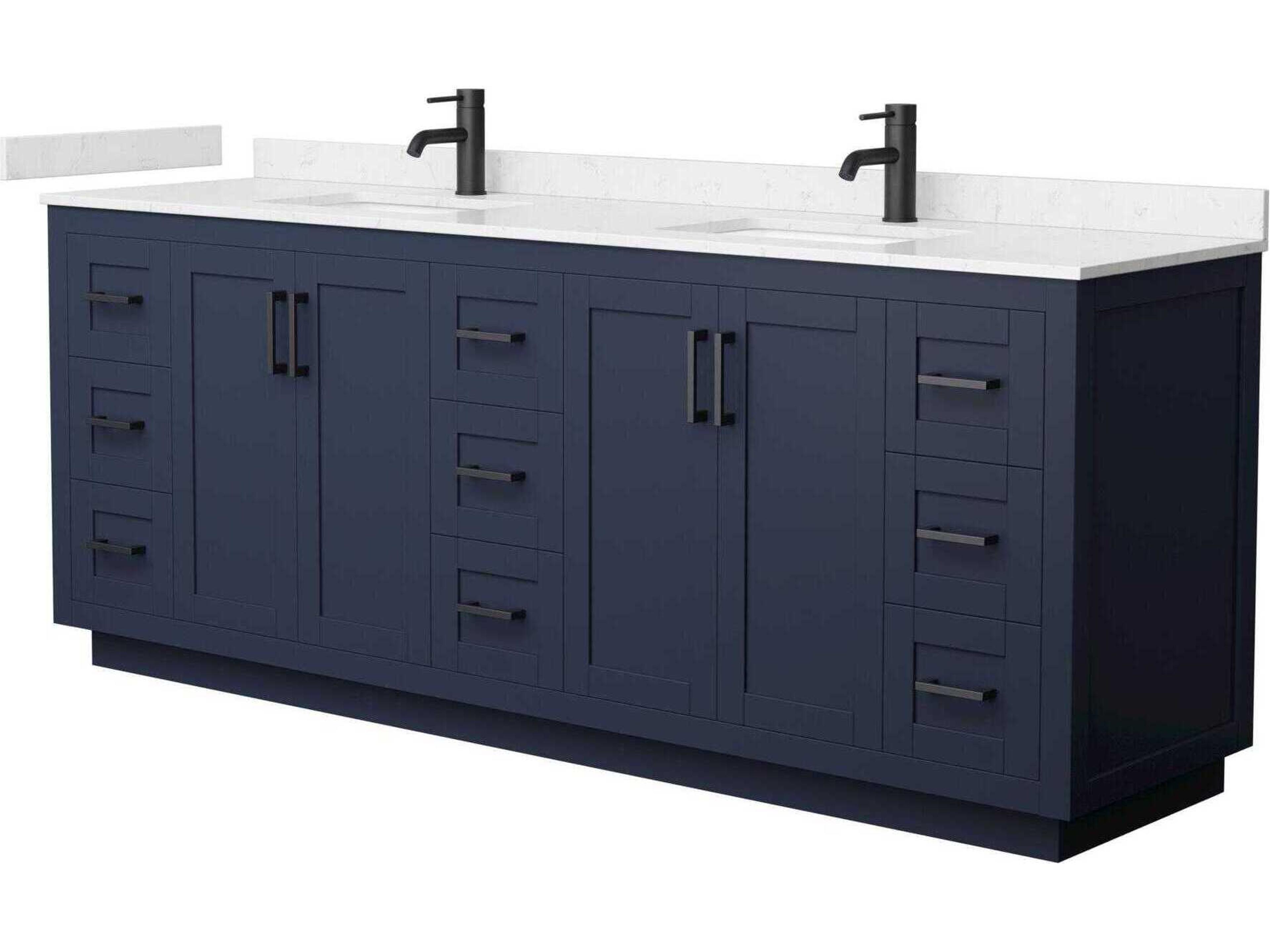 Miranda 84" Dark Blue Vanity