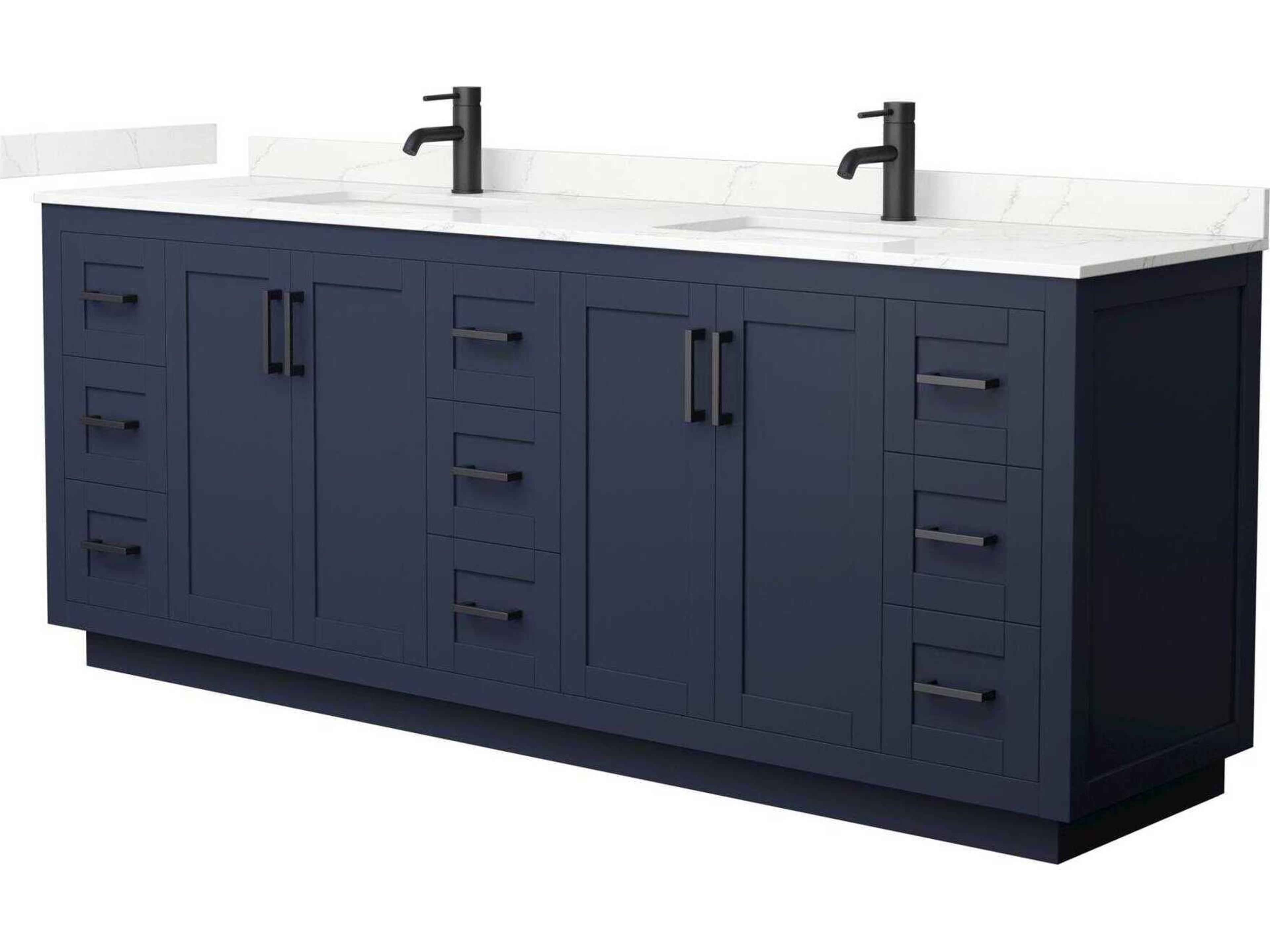 Miranda 84" Dark Blue Vanity